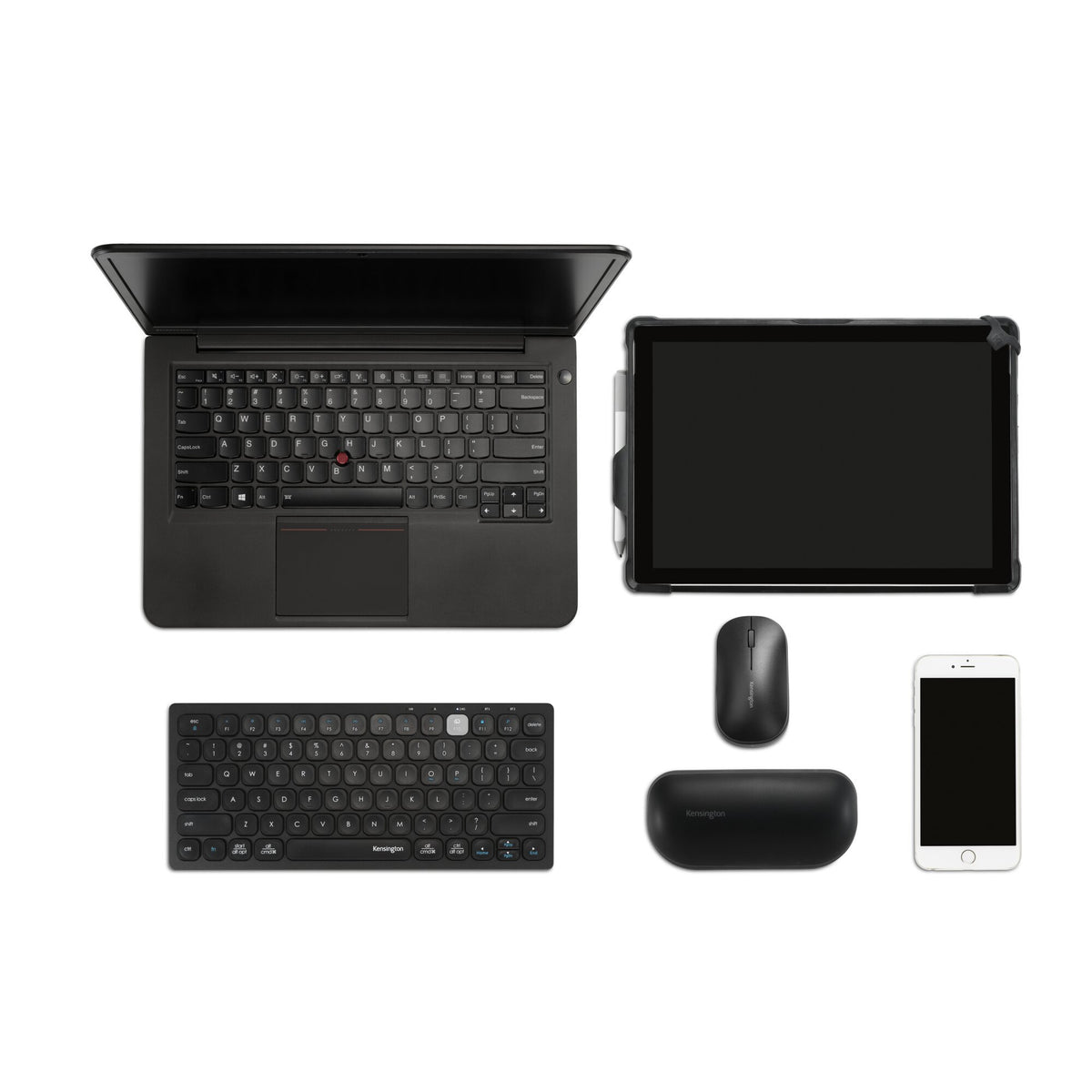 EAN 5028252619561 - Kensington K75502DE teclado Universal Bluetooth QWERTY Alemán Negro imagen 2