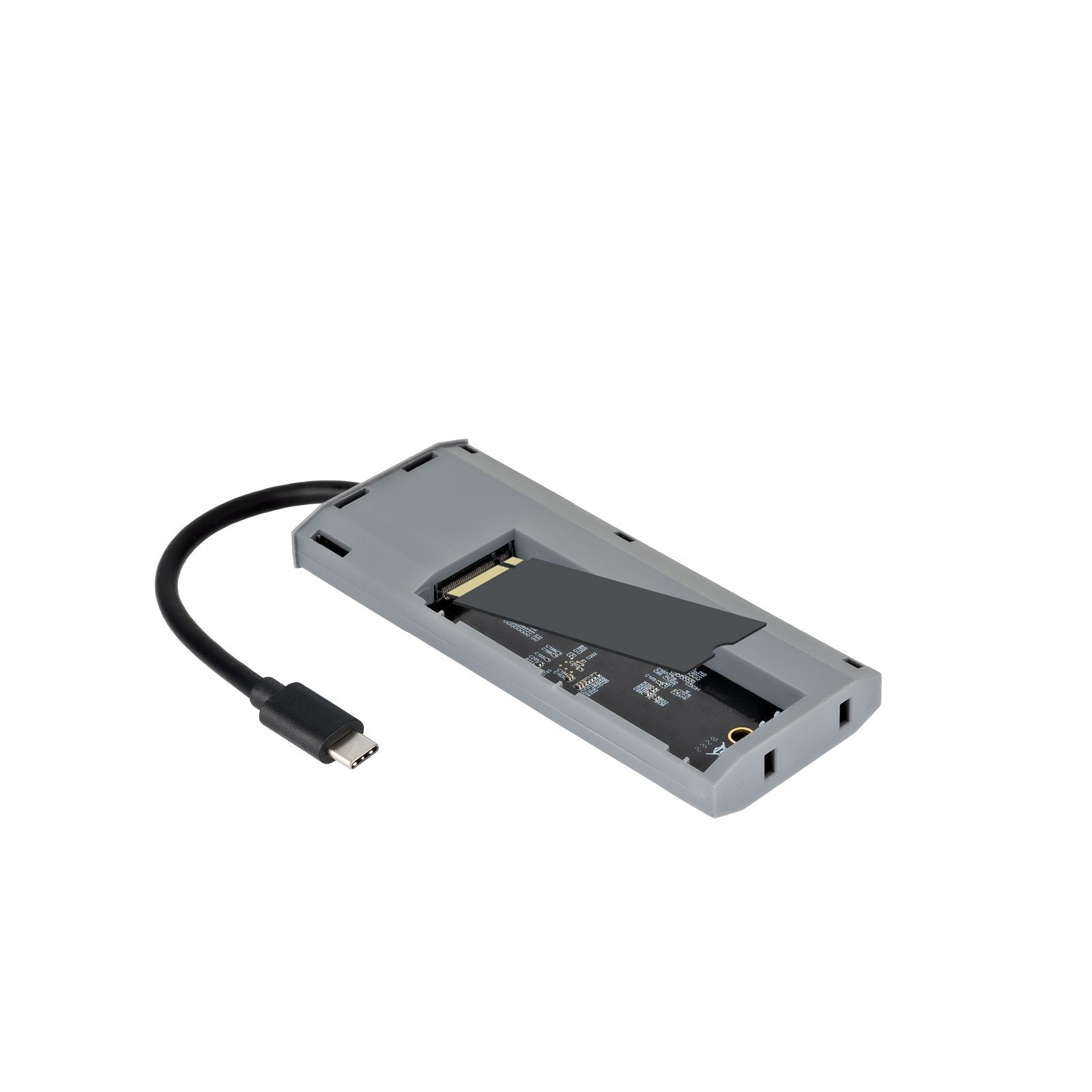 Docking Usb Tipo-C Tooq Tqe-2241g Ranura Ssd M.2 1xhdmi 2xusb 1xusb Tipo-C 1xlector Tarjetas 1xusb Tipo-C Pd