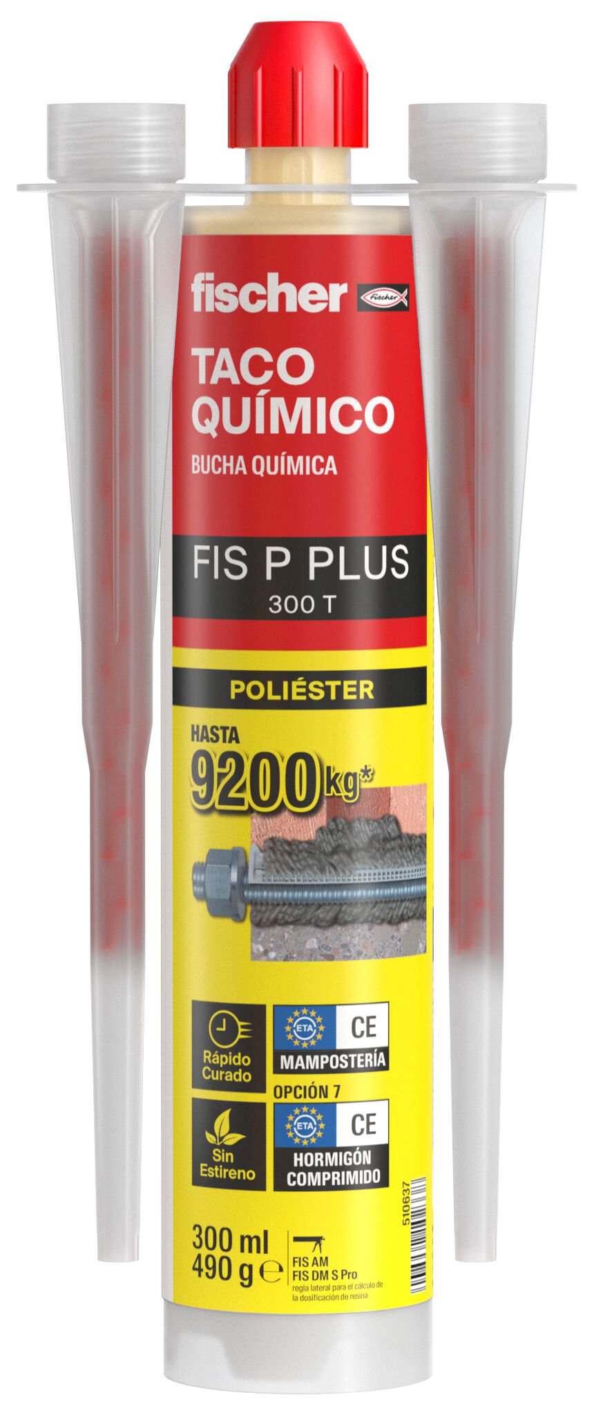 Resina Taco Quimico Diy Fis P300 Fischer Poliester 510637