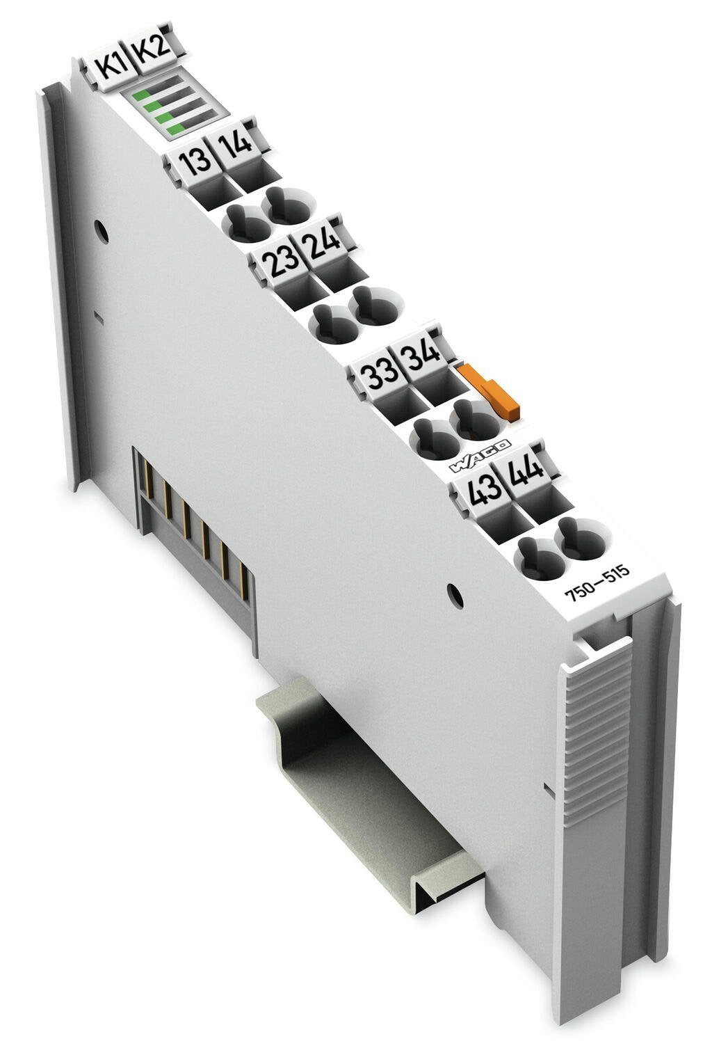 Wago 750-515 4-Canal-Relaisausgang,Ac 250 V,2,0a