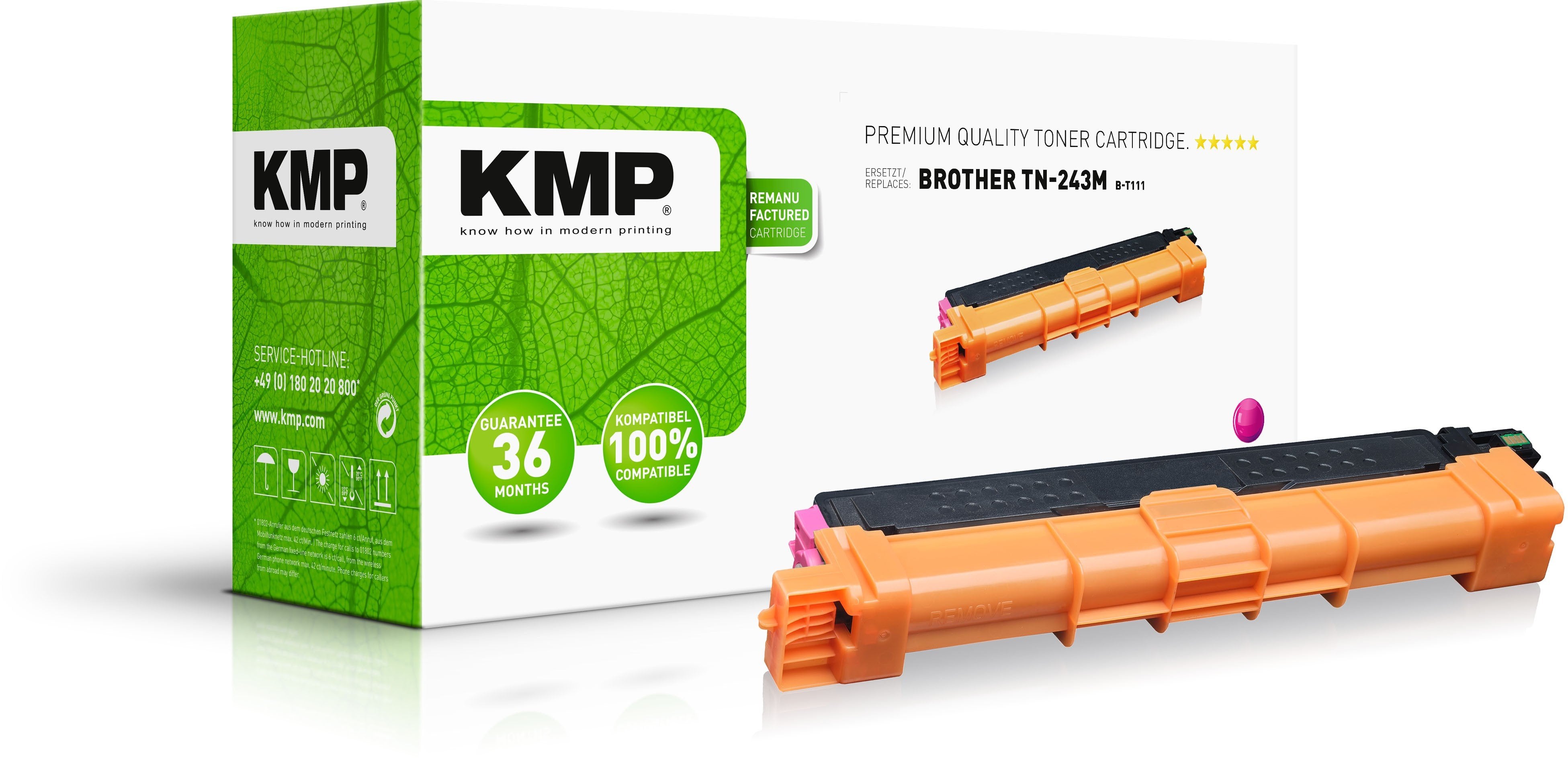 Kmp Toner Brother Tn243m 1000s Magenta Remanufactured