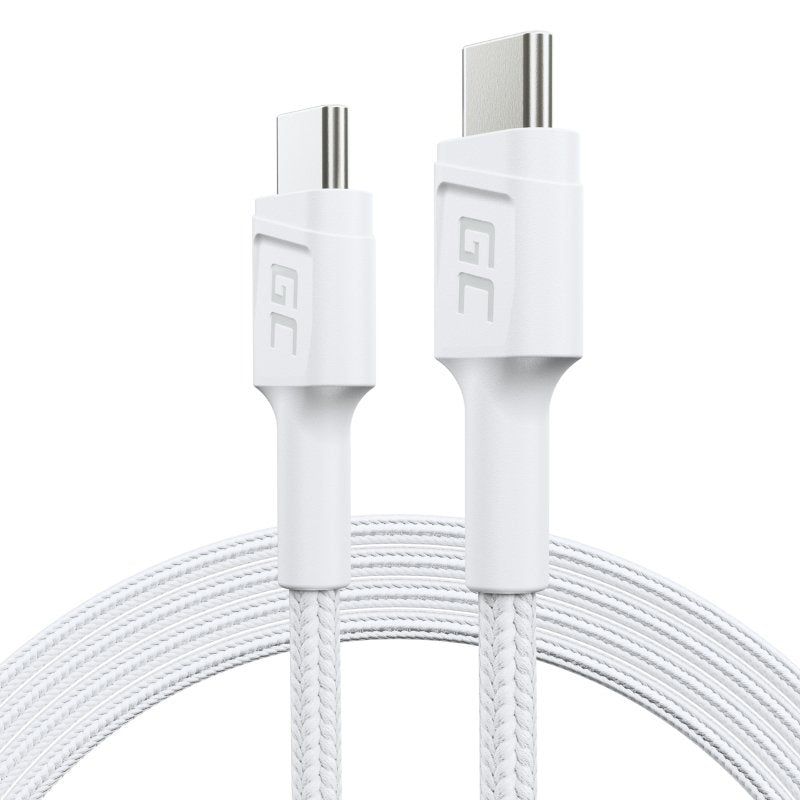 Cable Green Cell Kabgc30w Usb Usb 3.2 Gen 1 (3.1 Gen 1) 1,2 M Usb C Blanco