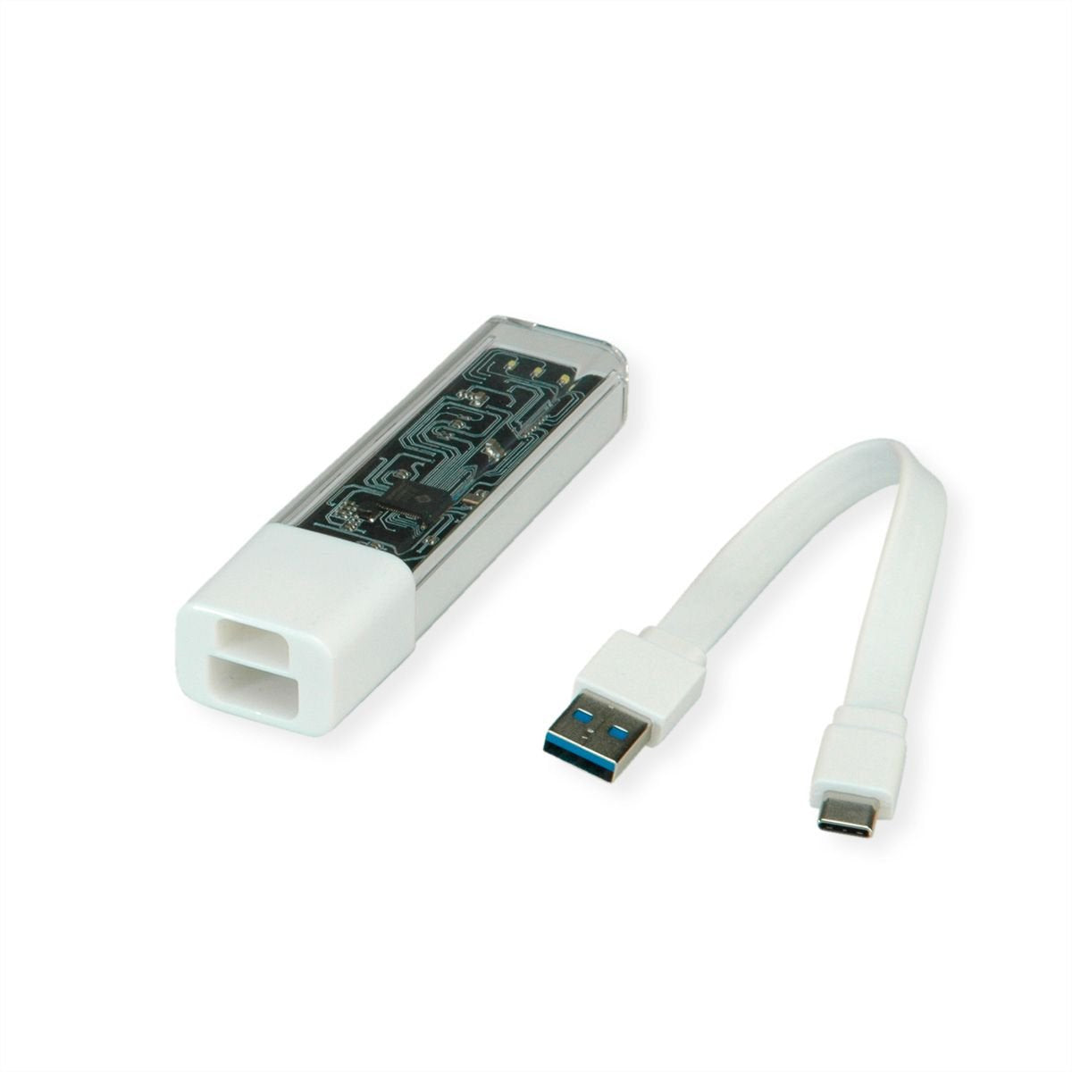 EAN 7630049635111 - ROLINE 14.02.5062 hub de interfaz USB Tipo C 5000 Mbit/s Blanco imagen 3