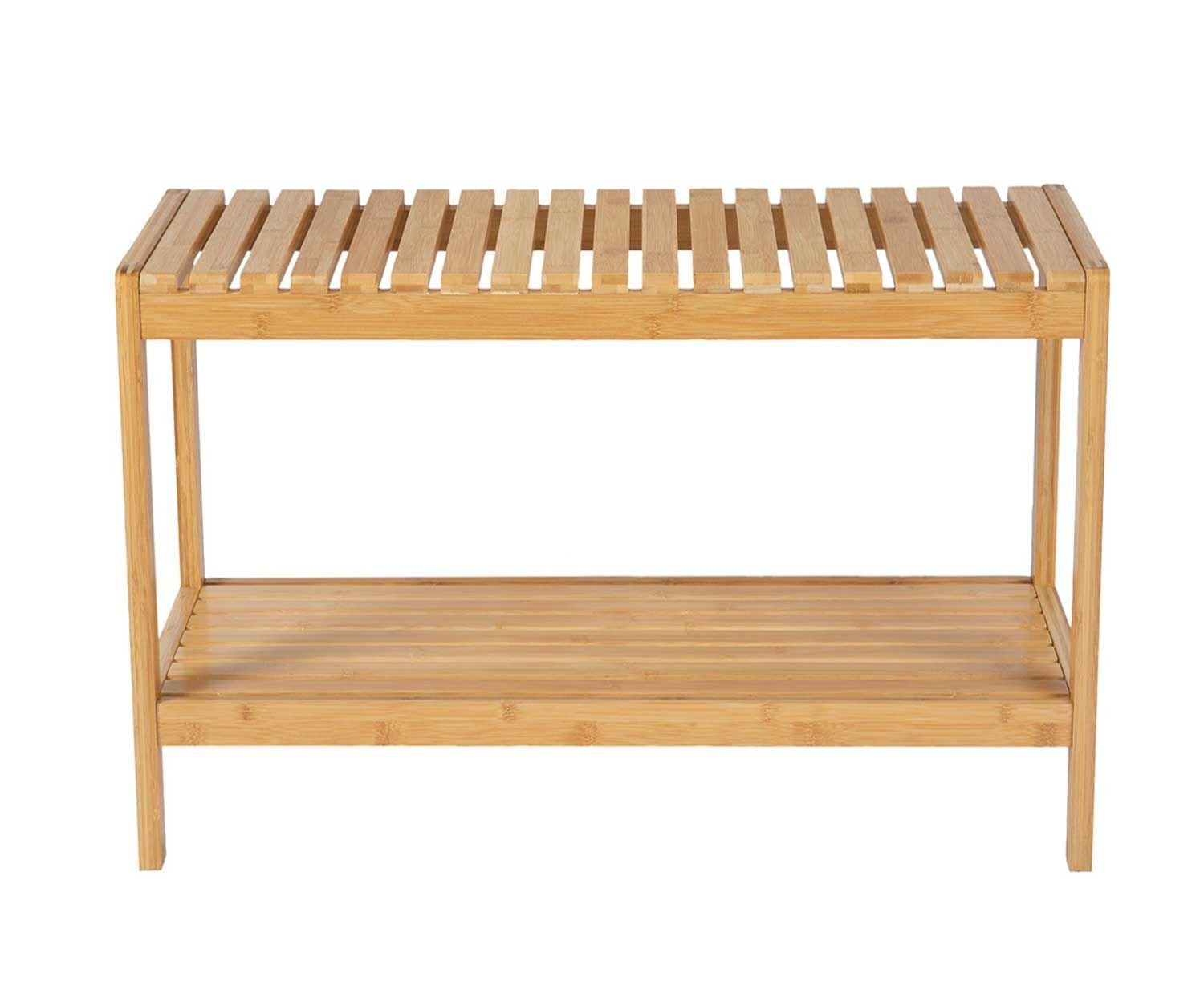 Banqueta De Bambú 80x32x47cm Mu73108 Andrea House