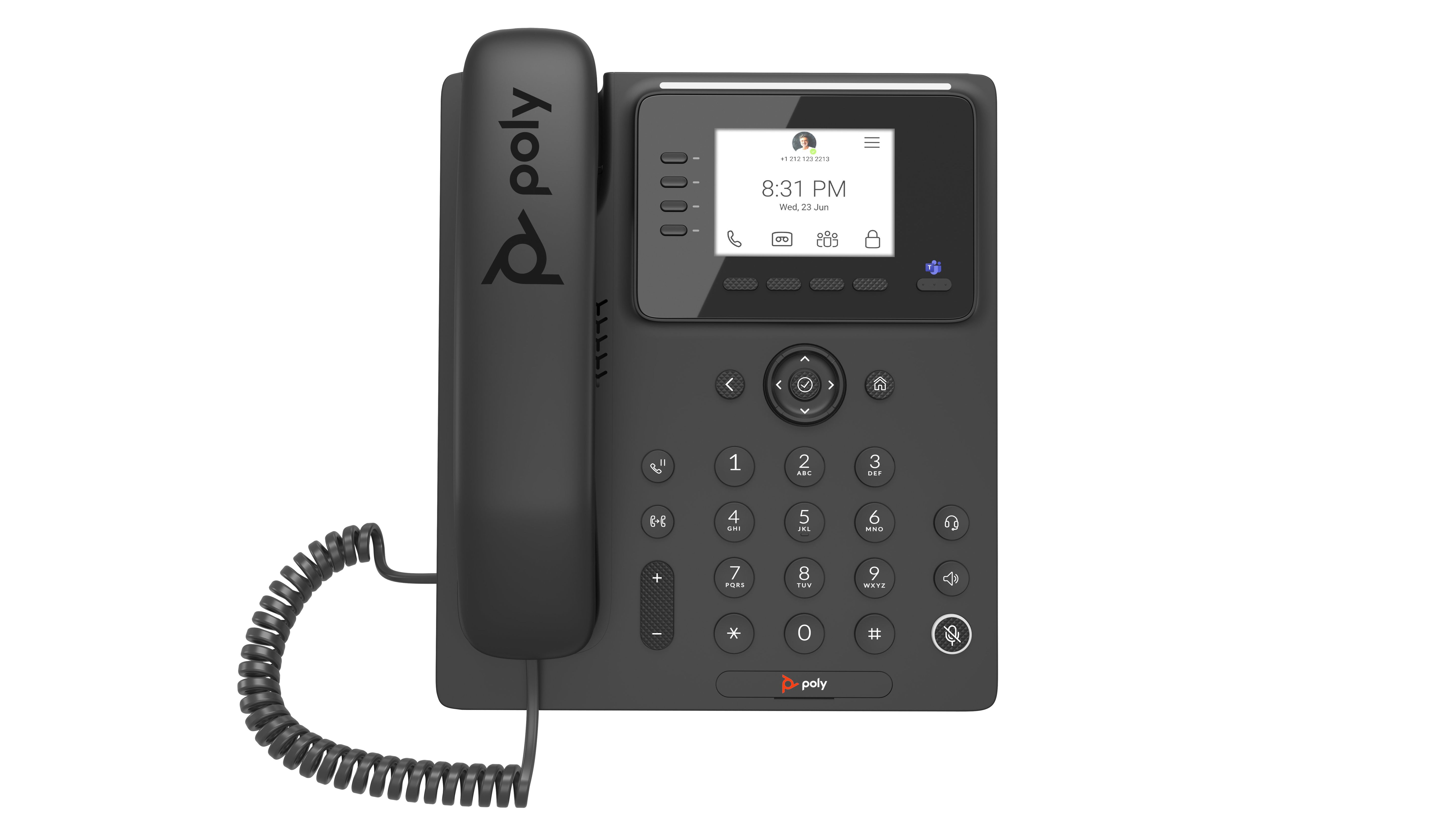 EAN 0197497506228 - HP Poly CCX 350 Business Media Phone for Microsoft Teams and PoE-enabled teléfono IP Negro LCD imagen 1