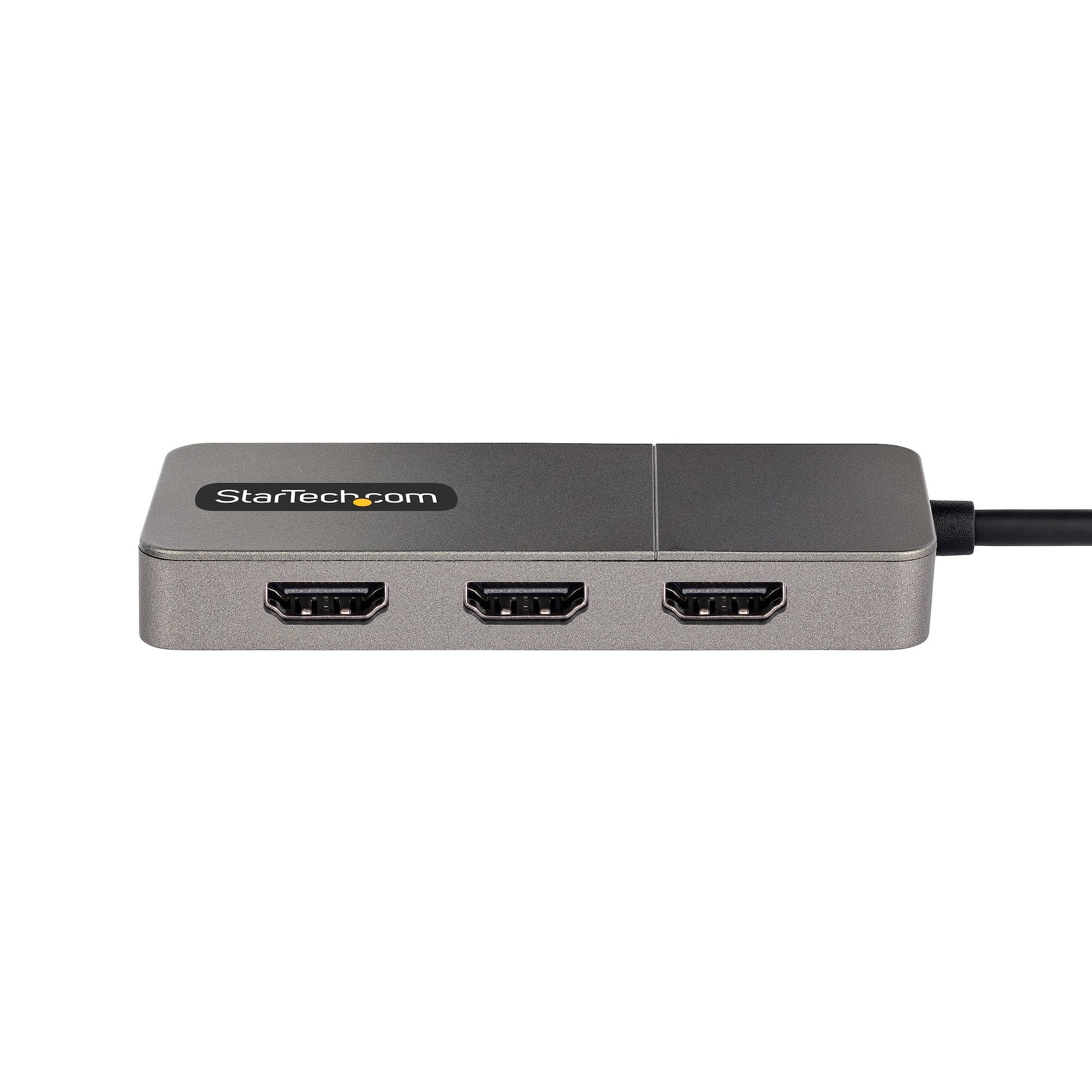 Startech Hub Mst Usb-C A 3 Puertos Hdmi - Adaptador Usb Tipo C A Hdmi Triple Hasta 4k 60hz Dp 1.4 De Modo Alt Dsc Hdr