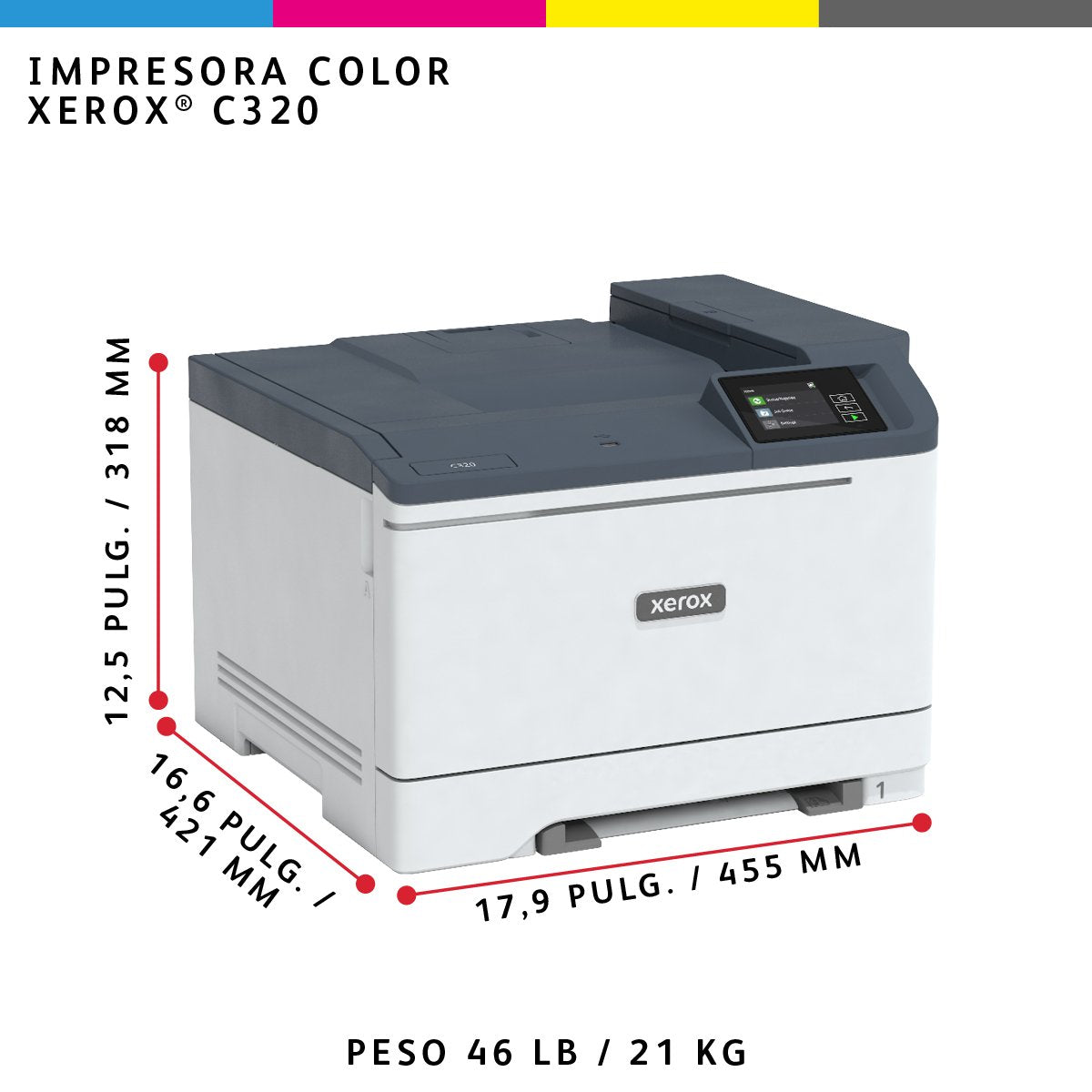 EAN 0095205044324 - Xerox C320V_DNI impresora láser Color 4800 x 4800 DPI Wifi imagen 7