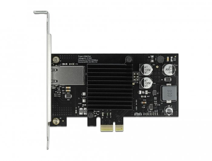 Pci Express X1 Netzwerkkarte Gigabit Lan 1 X Rj45 Mit Poe+ I210