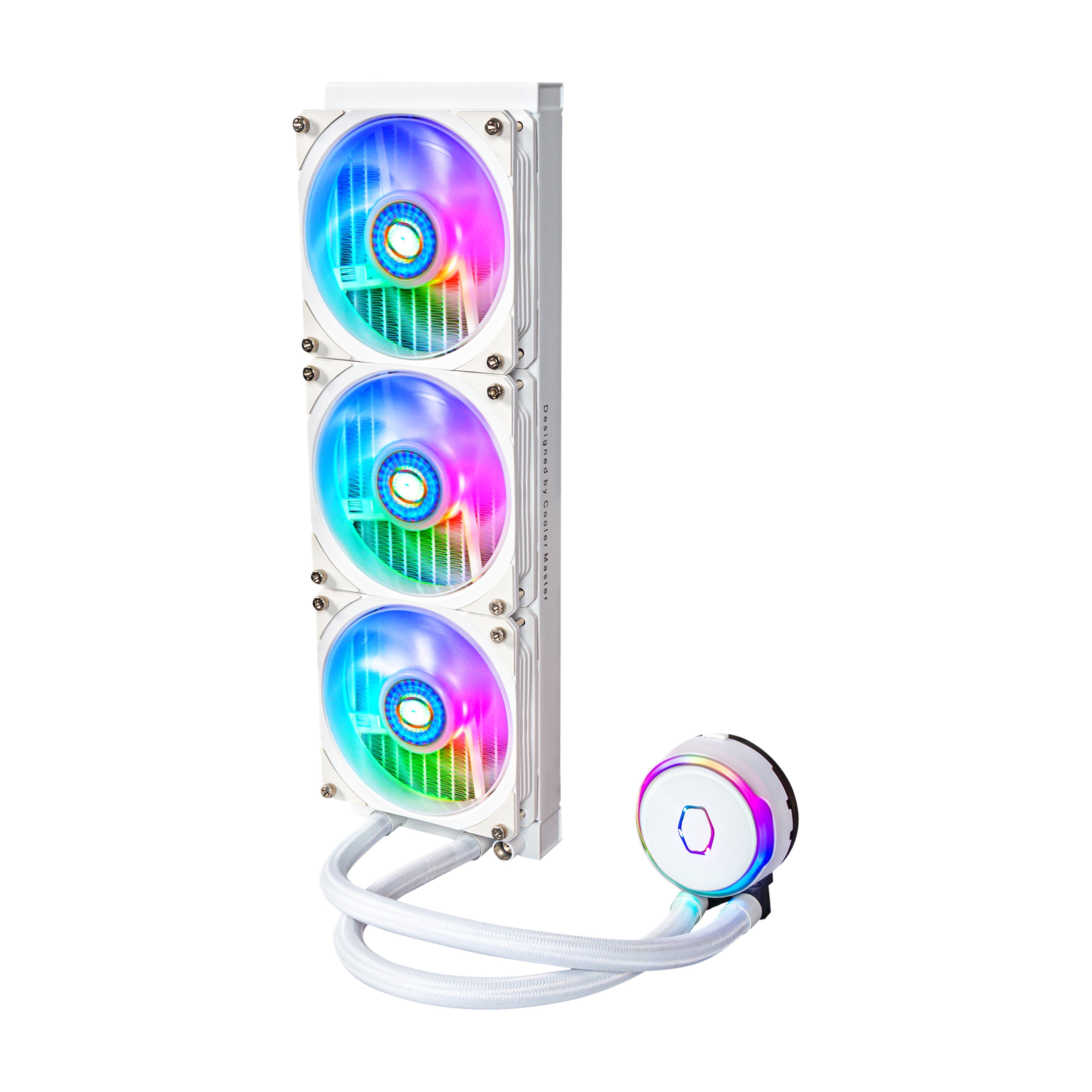 Refrigeración Líquida Cooler Master Masterliquid Pl360 Flux White Edition 360mm, Mly-D36m-A23pz-Rw