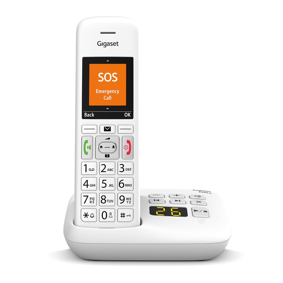 EAN 4250366861883 - Gigaset E390A Teléfono DECT Identificador de llamadas Blanco imagen 2