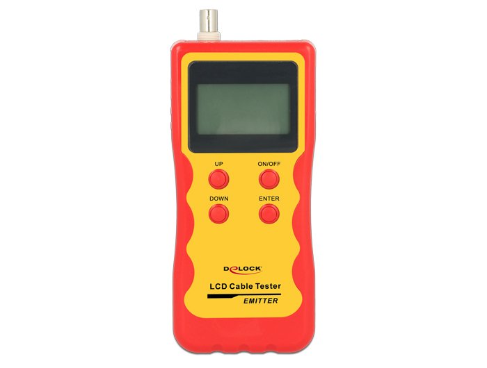 EAN 4043619861088 - DeLOCK 86108 comprobador de cables de red Amarillo, Rojo imagen 2
