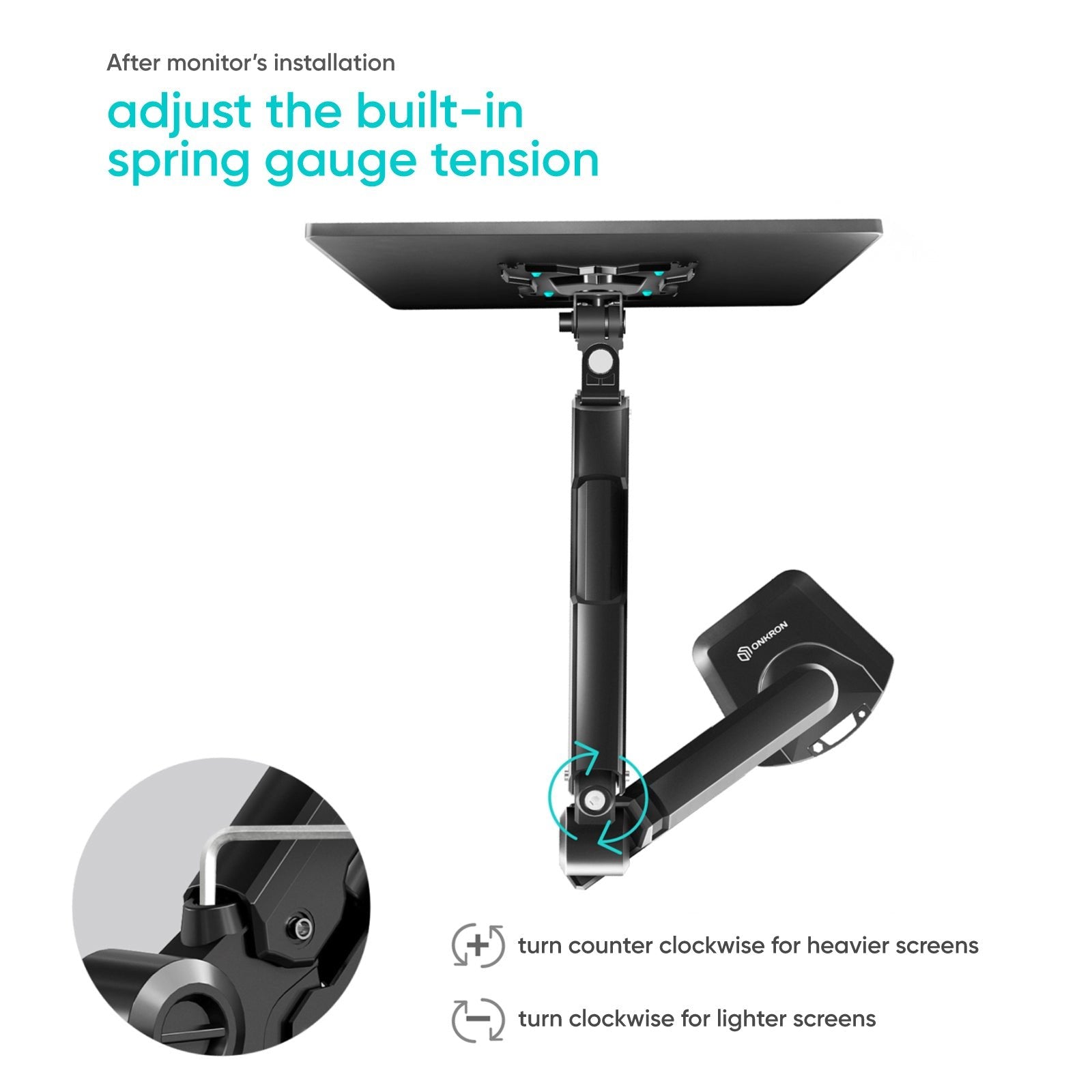 EAN 4603728443492 - ONKRON G90 86,4 cm (34") Escritorio imagen 10