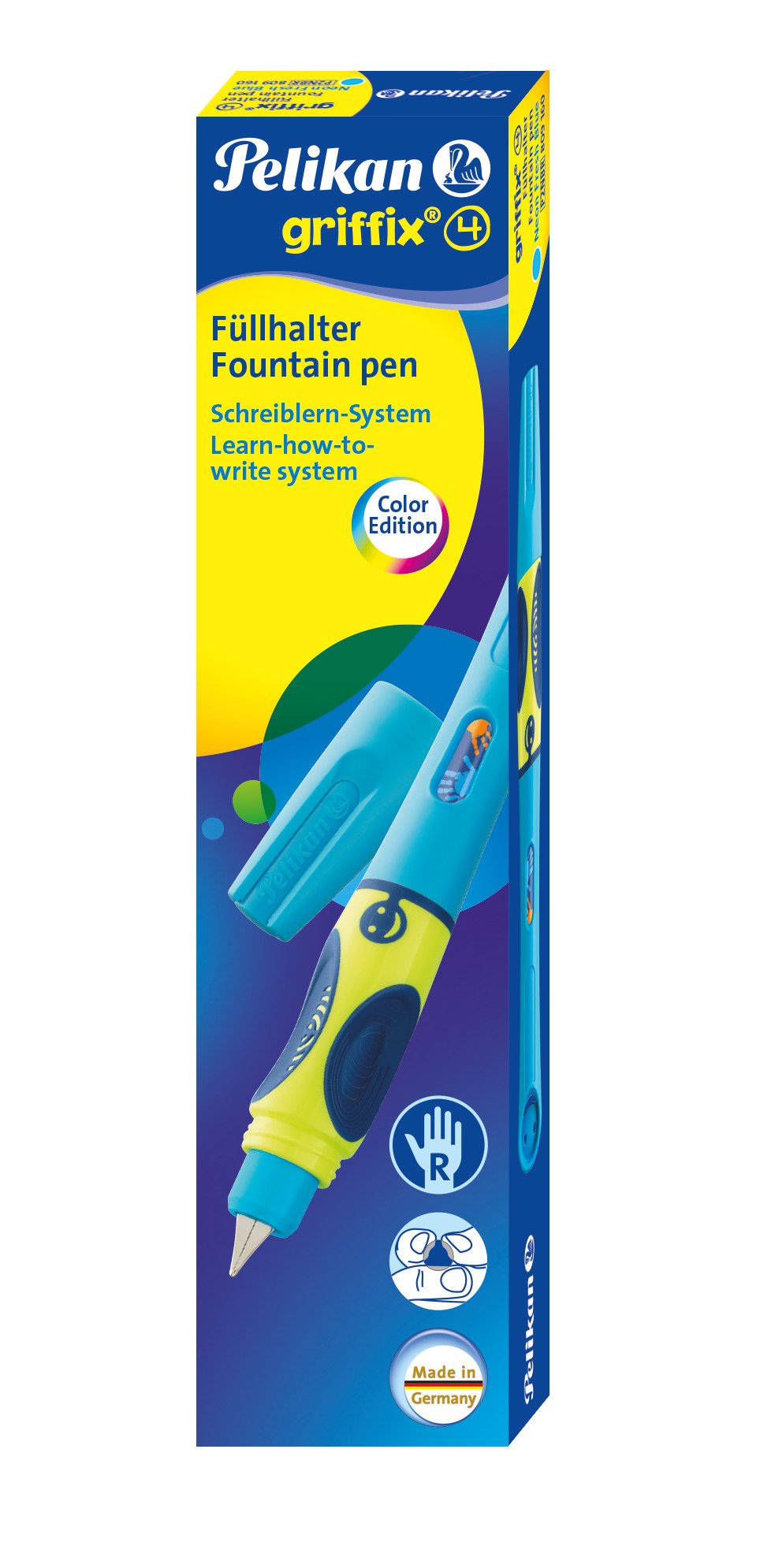 Pelikan 809160 Pluma Estilográfica Azul Sistema De Carga Por Cartucho 1 Pieza(S)
