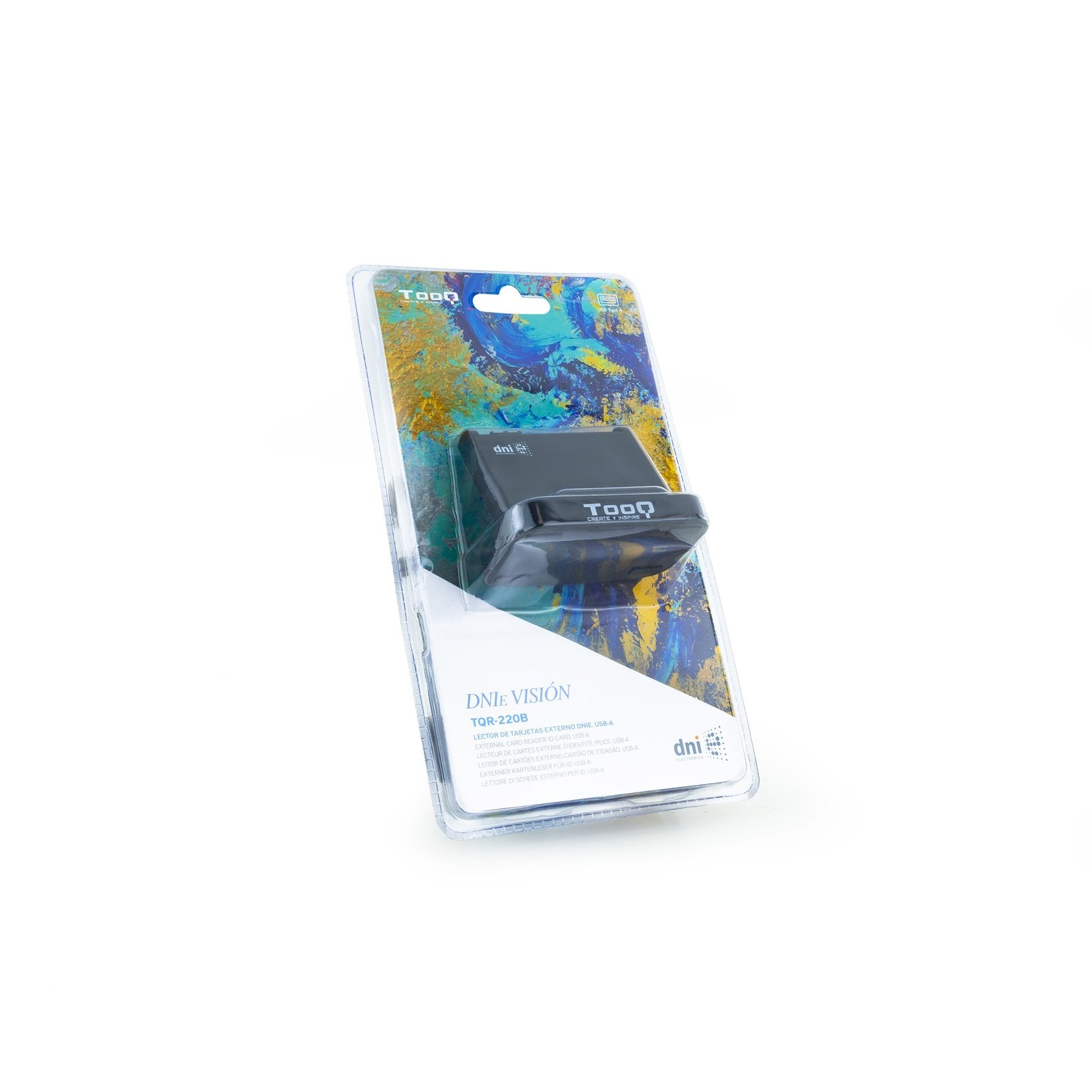 EAN 8433281010383 - TooQ TQR-220B lector de tarjeta inteligente Interior imagen 6