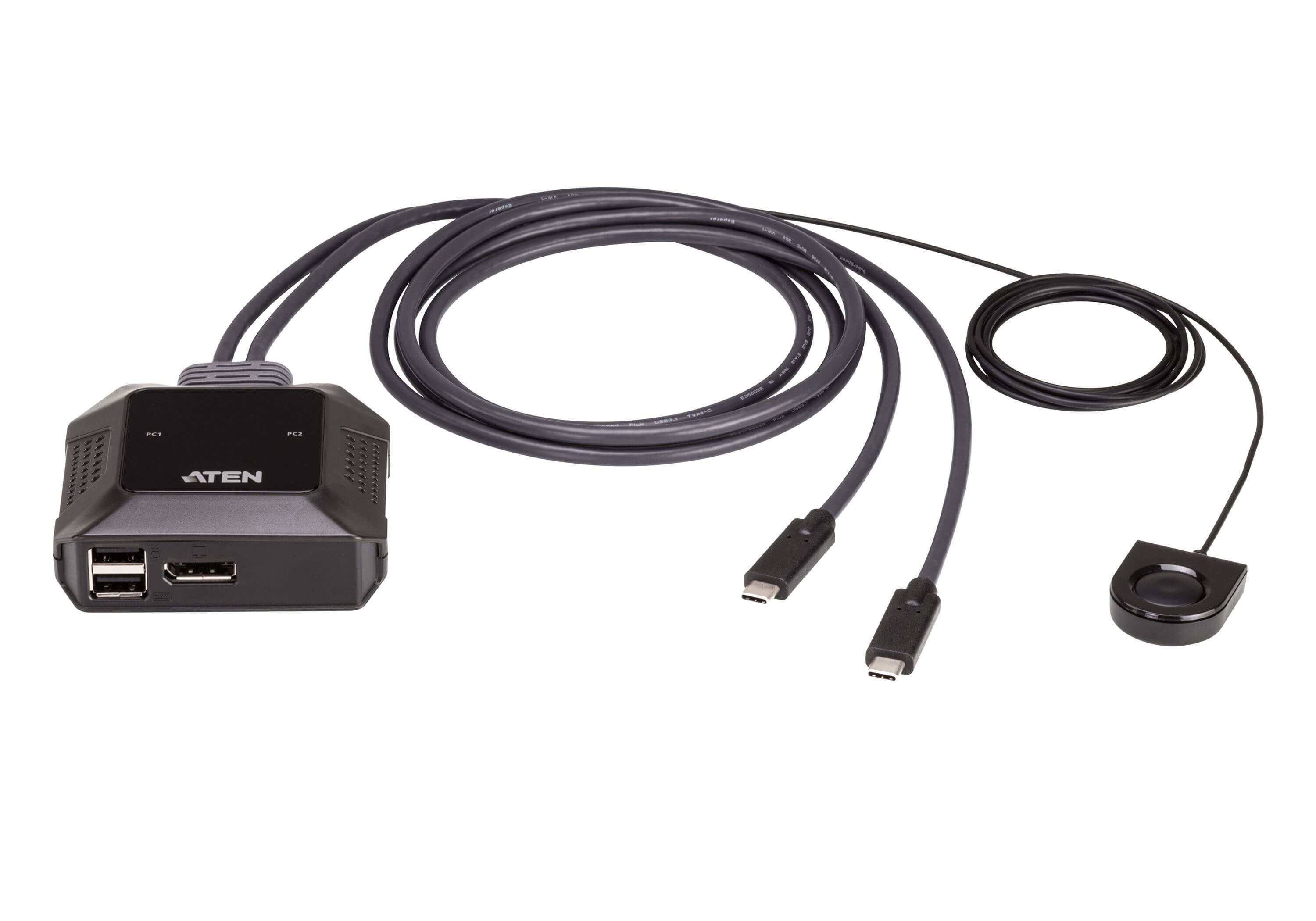 EAN 4710469341908 - ATEN US3312-AT interruptor KVM Negro imagen 1