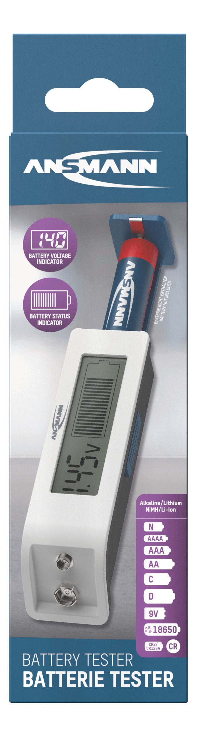 Ansmann Comfort Check Batterietester 1900-0110