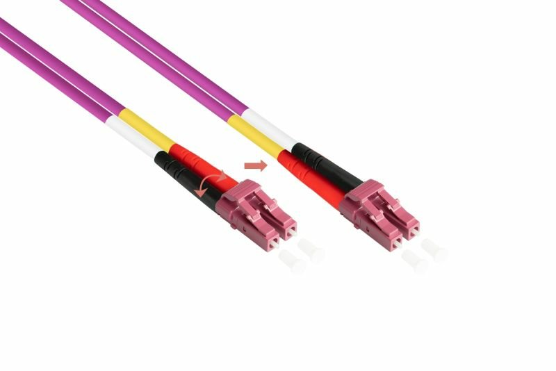 Cablemeimer Om4 Lwl Dpx Cable De Red Lc Lc Mm 50 125á 15m