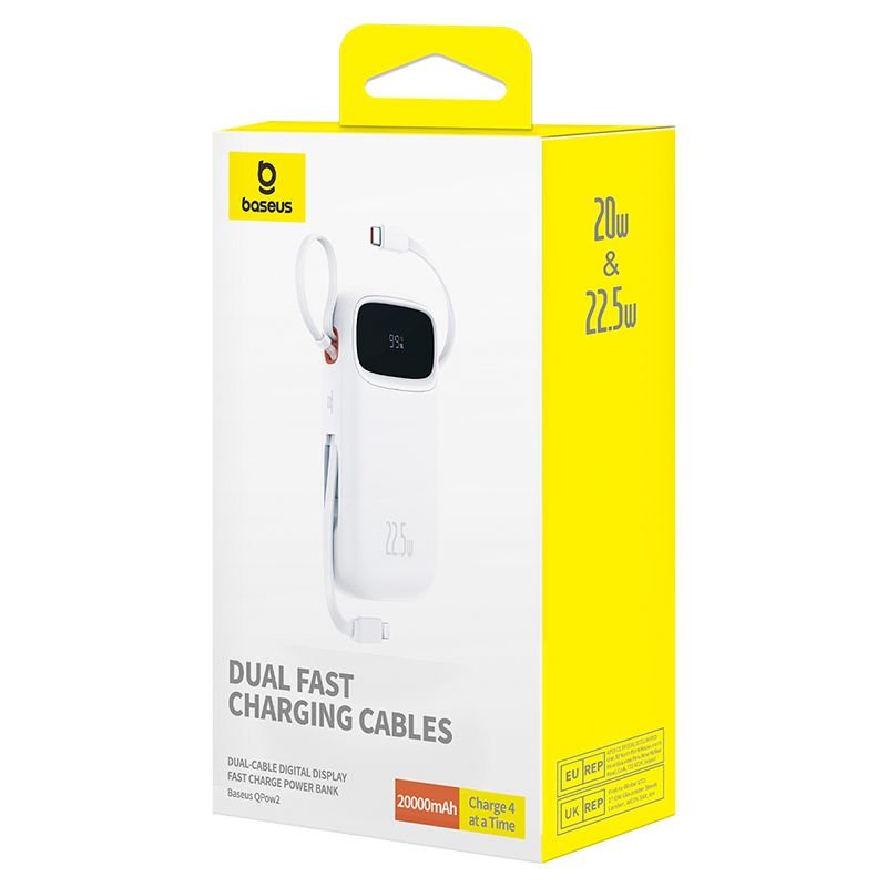 Qpow2 Powerbank 10000mah 22.5w W