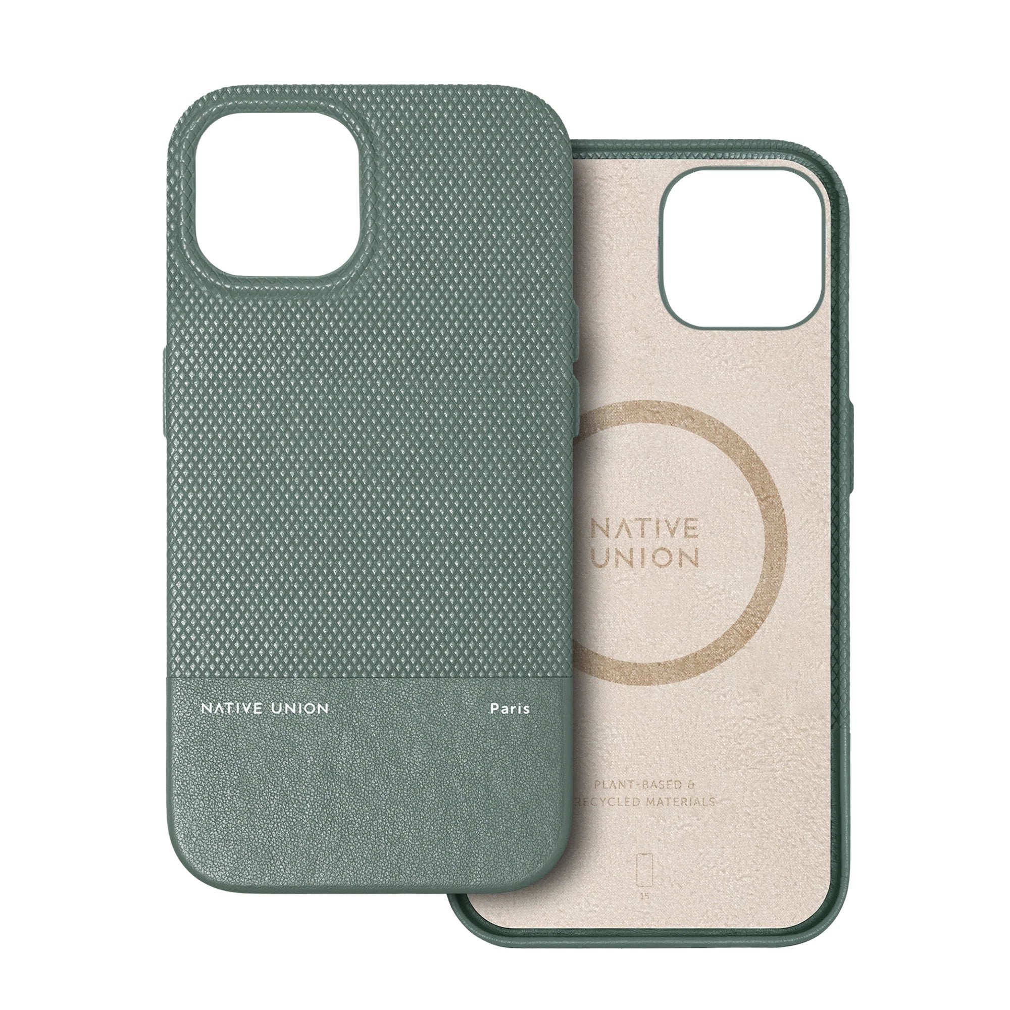 Classic Case For Iphone 15, Slate Green