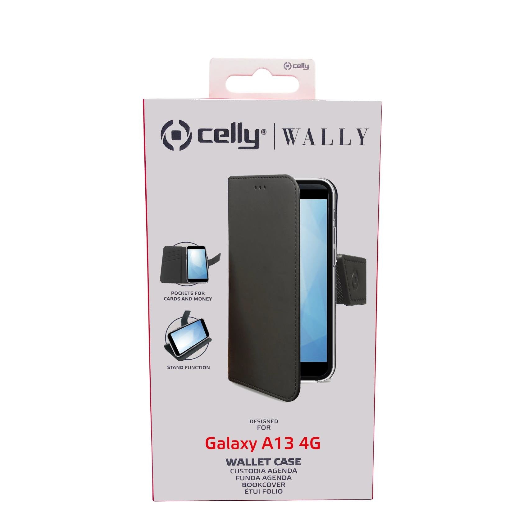 EAN 8021735196259 - Celly Wally funda para teléfono móvil 16,8 cm (6.6") Funda cartera Negro imagen 6