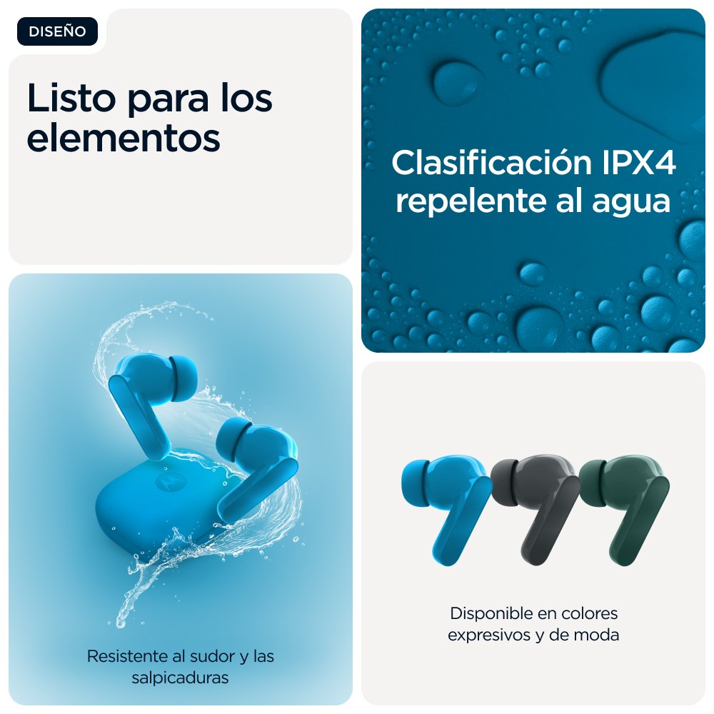 EAN 0840493607023 - Motorola Moto Buds Bass Auriculares True Wireless Stereo (TWS) Dentro de oído Llamadas/Música Bluetooth A imagen 16