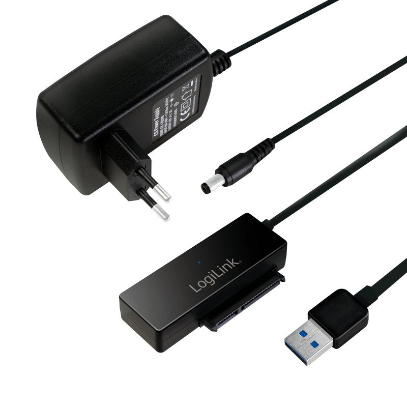 EAN 4052792050134 - LogiLink AU0050 base de conexión para disco duro USB 3.2 Gen 1 (3.1 Gen 1) Type-A Negro imagen 1