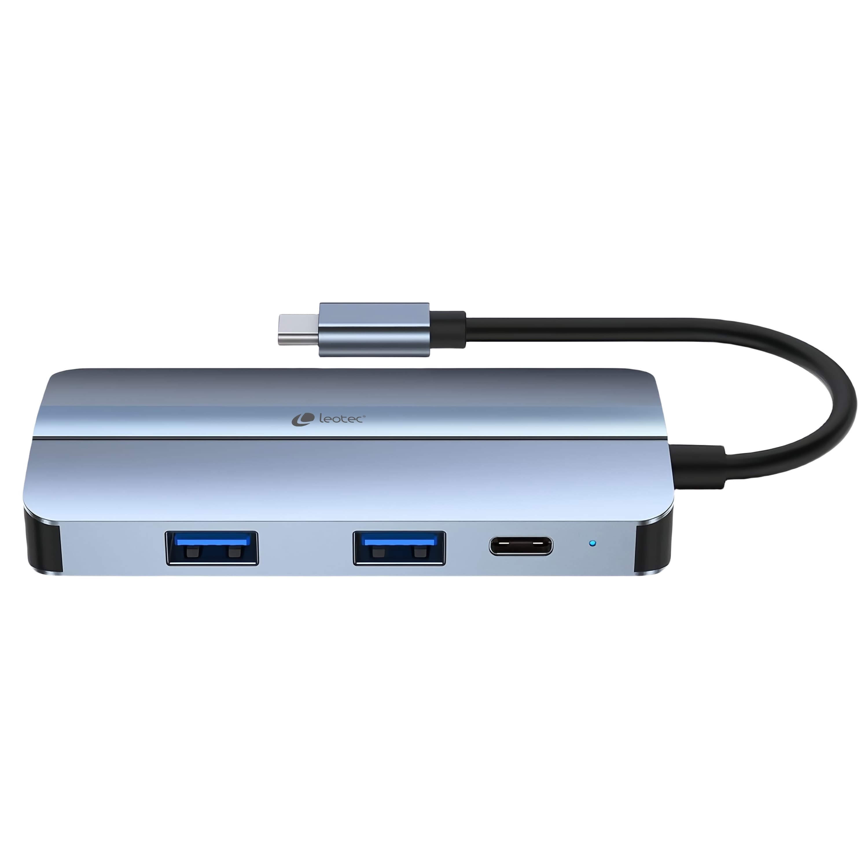 EAN 8436588882653 - Leotec LEDS04 base para portátil y replicador de puertos Acoplamiento USB 3.2 Gen 1 (3.1 Gen 1) Type-C Gr imagen 6