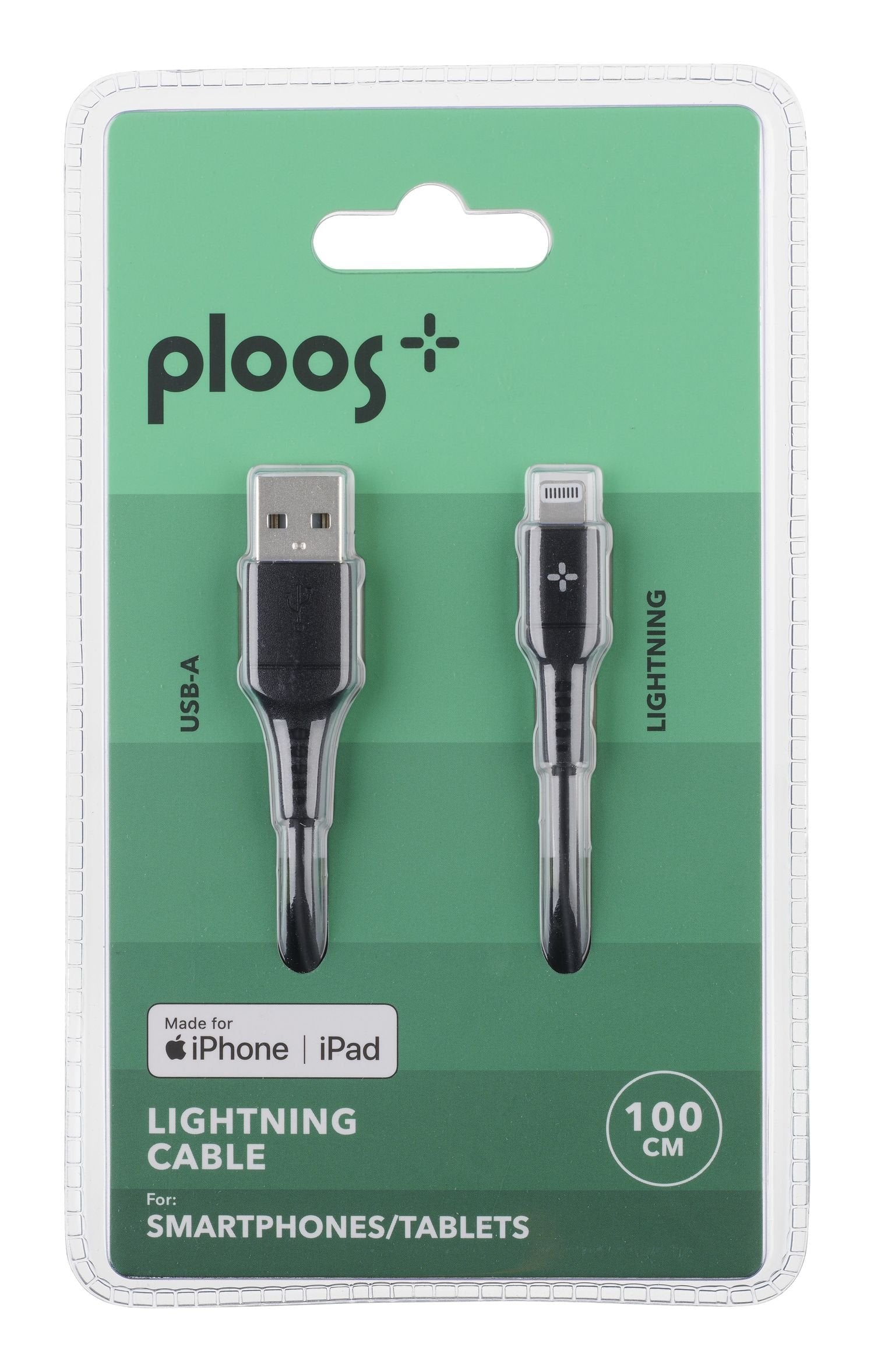 Cellularline Ploos Cavo Usb-A A Lightning 1m Nero