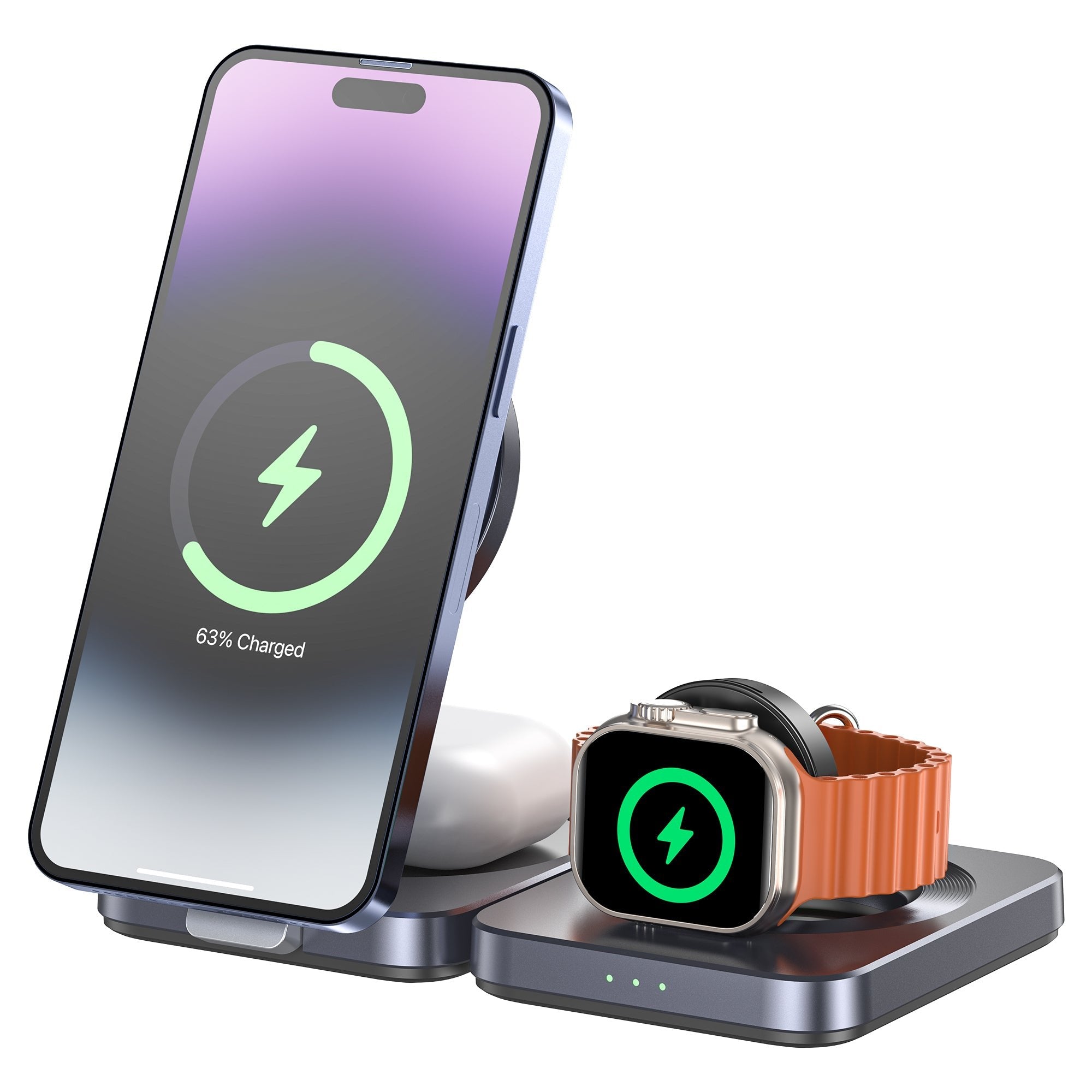 EAN 4894160055514 - UNITEK P1300AGY01 cargador de dispositivo móvil Auriculares, Smartphone, Reloj inteligente Gris USB Carga imagen 5