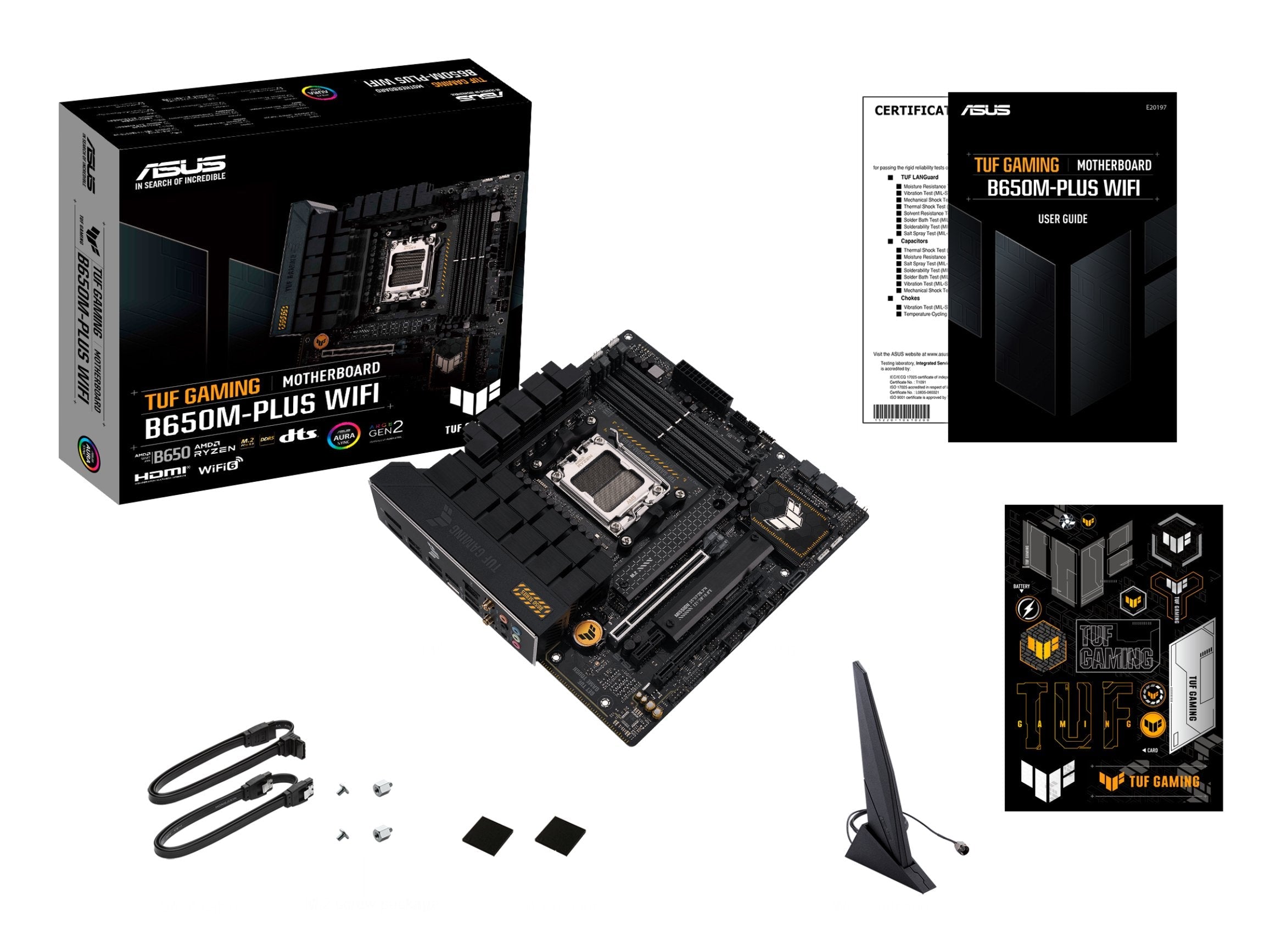 EAN 4711081912118 - ASUS TUF GAMING B650M-PLUS WIFI AMD B650 Zócalo AM5 micro ATX imagen 10