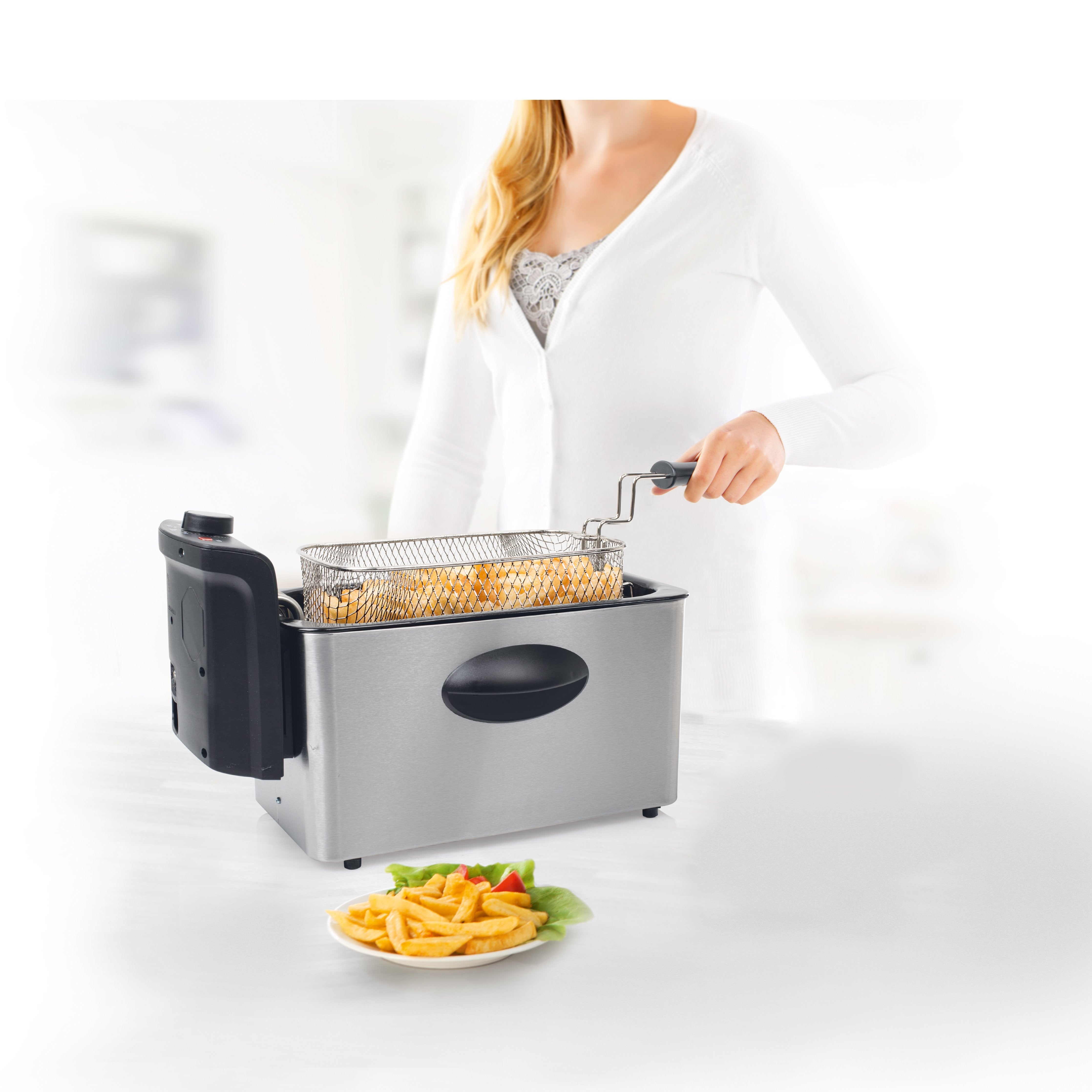 EAN 8713016082084 - Princess 182604 Sencillo 3 L Independiente 2000 W Negro, Acero inoxidable imagen 10