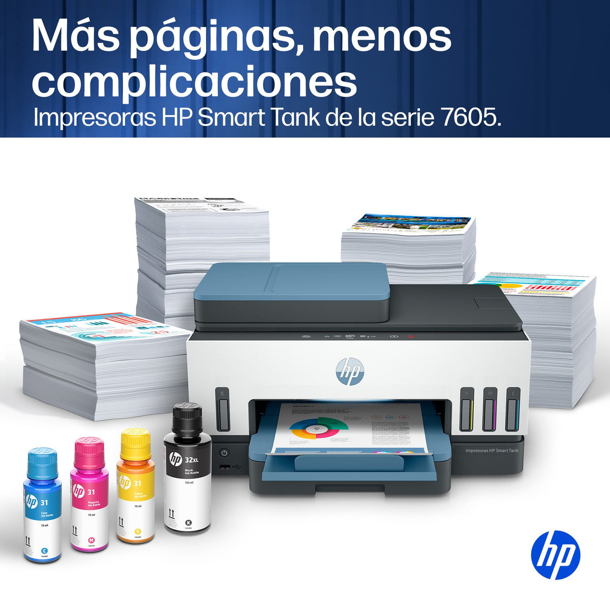 EAN 5715328197367 - HP Smart Tank 7605 All-in-One Printer Inyección de tinta térmica A4 4800 x 1200 DPI 15 ppm Wifi imagen 7