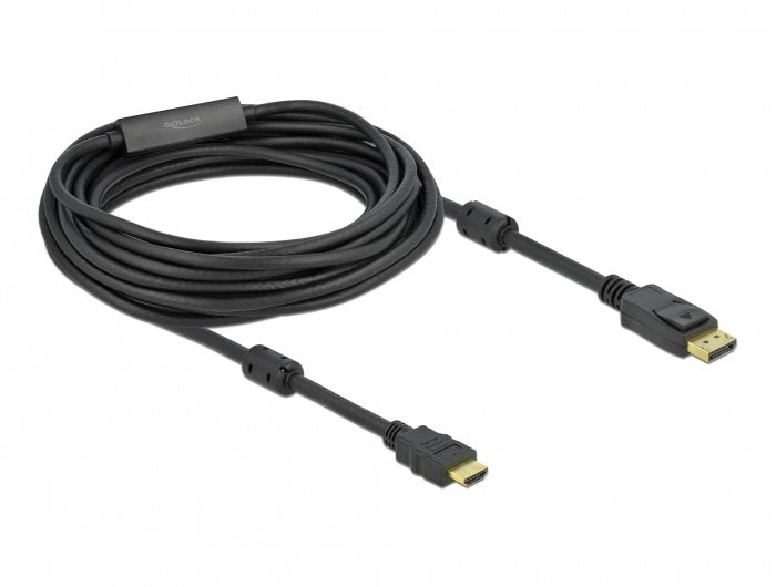 Delock Passives Displayport 1.2 Zu Hdmi Cable 4k 30 Hz 10 M