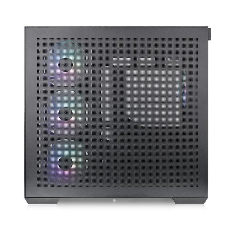 Caja Pc Thermaltake View 380 Tg Argb Negra, Vidrio Templado X 2 Ca-1z2-00m1wn-00