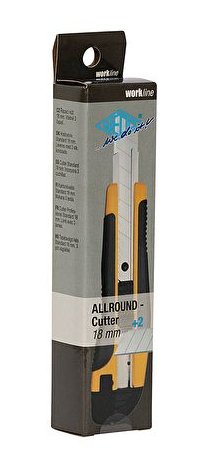 EAN 4003801801728 - Wedo 78 618 cúter Negro, Acero, Amarillo Cúter de cuchillas intercambiables imagen 3