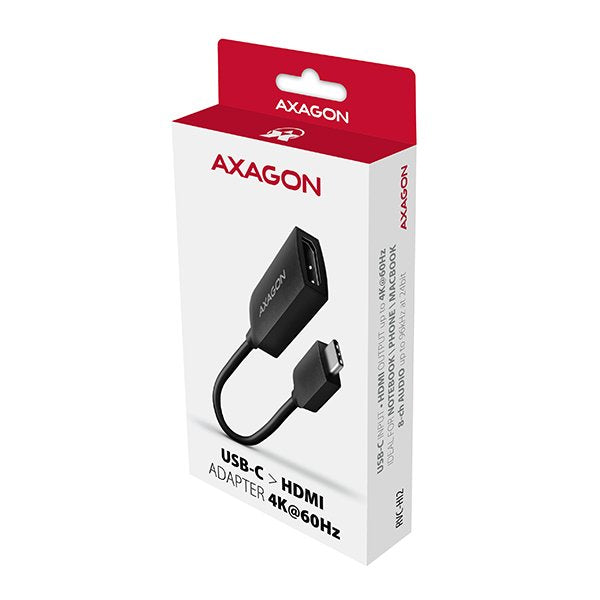 EAN 8595247907141 - Axagon RVC-HI2M adaptador de cable de vídeo 0,25 m USB Tipo C HDMI Negro imagen 11