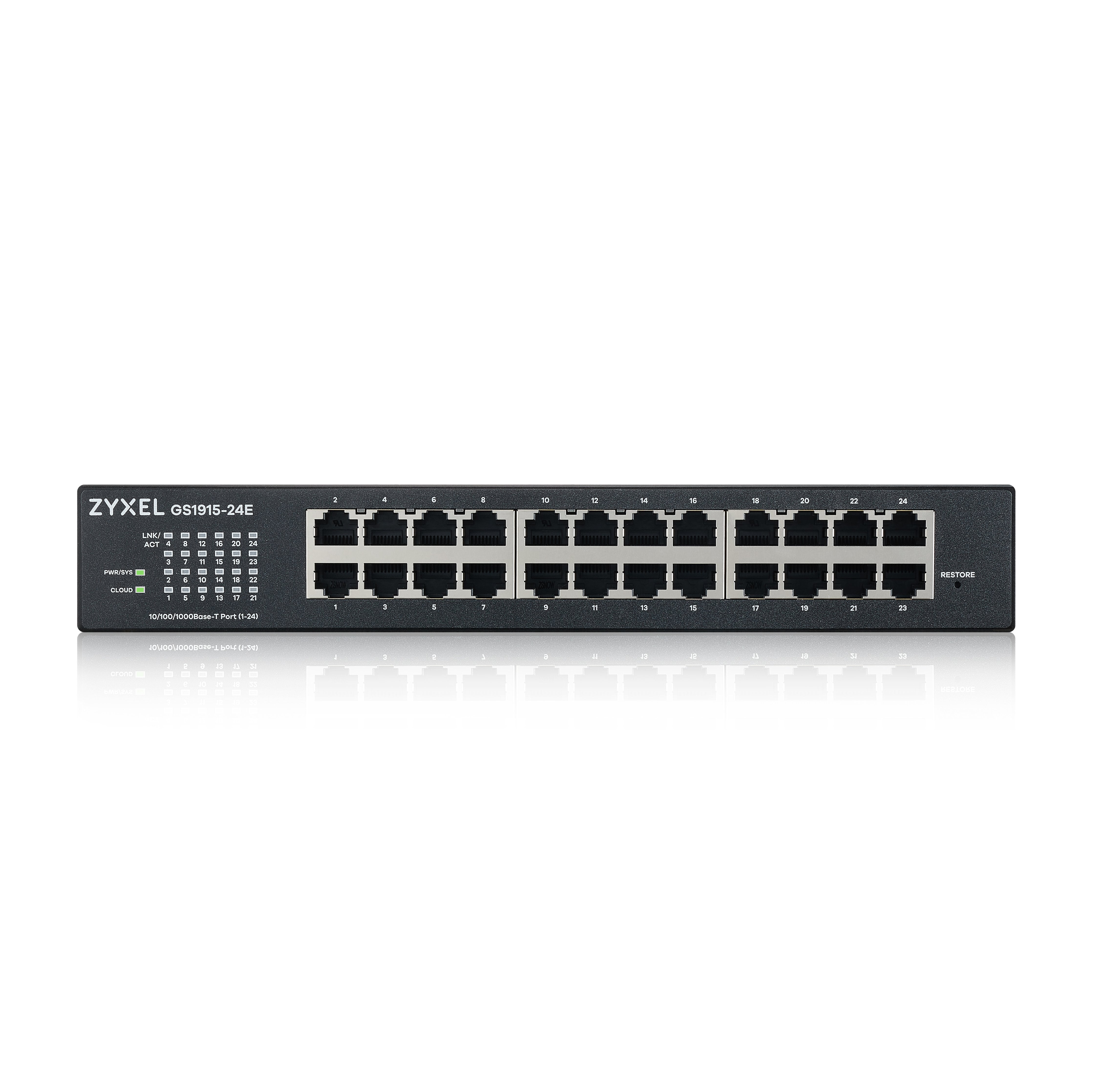 EAN 4718937626786 - Zyxel GS1915-24E Gestionado L2 Gigabit Ethernet (10/100/1000) 1U Negro imagen 2