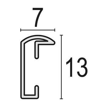 Marco De Aluminio Zep Basic Plateado 13x18 Al1s2