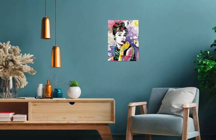 Ravensburger Creart Premium - Audrey Hepburn, Pintura 25526