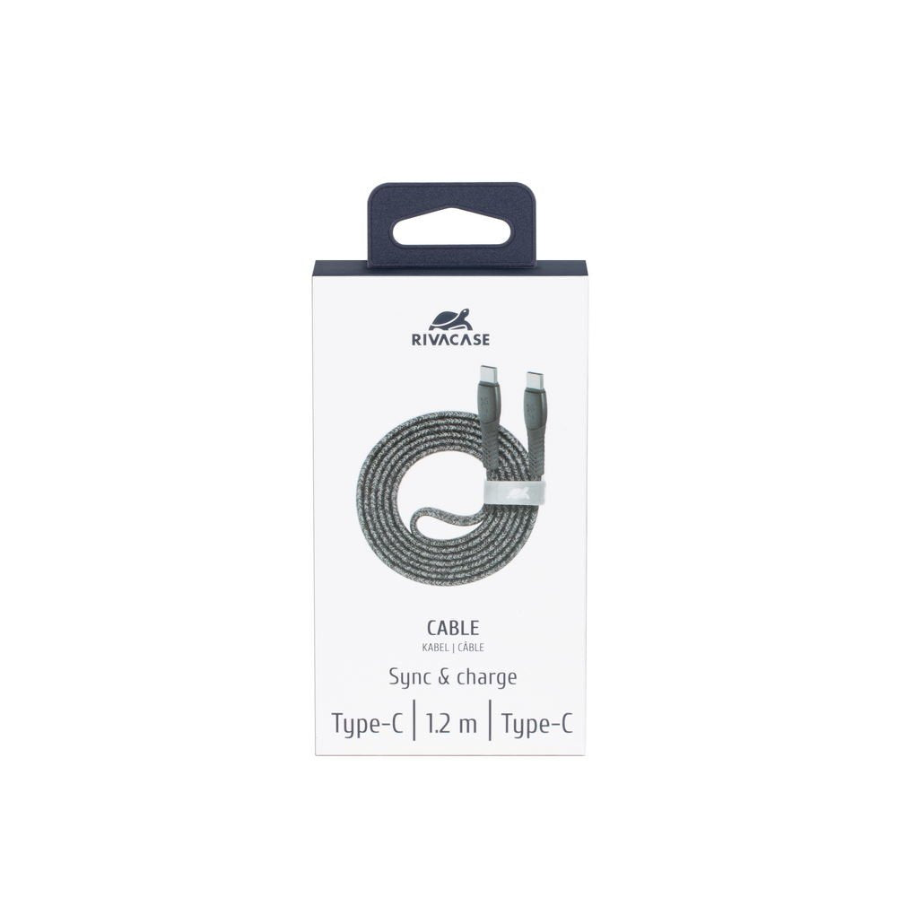 EAN 4260403579497 - Rivacase PS6105 GR12 cable USB USB 2.0 1,2 m USB C Gris imagen 4