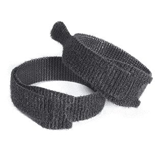 Velcro One-Wrap Wiederverwendbare Klettstreifen, One-Wrap Streifen 12mm X 20cm X 6 Schwarz