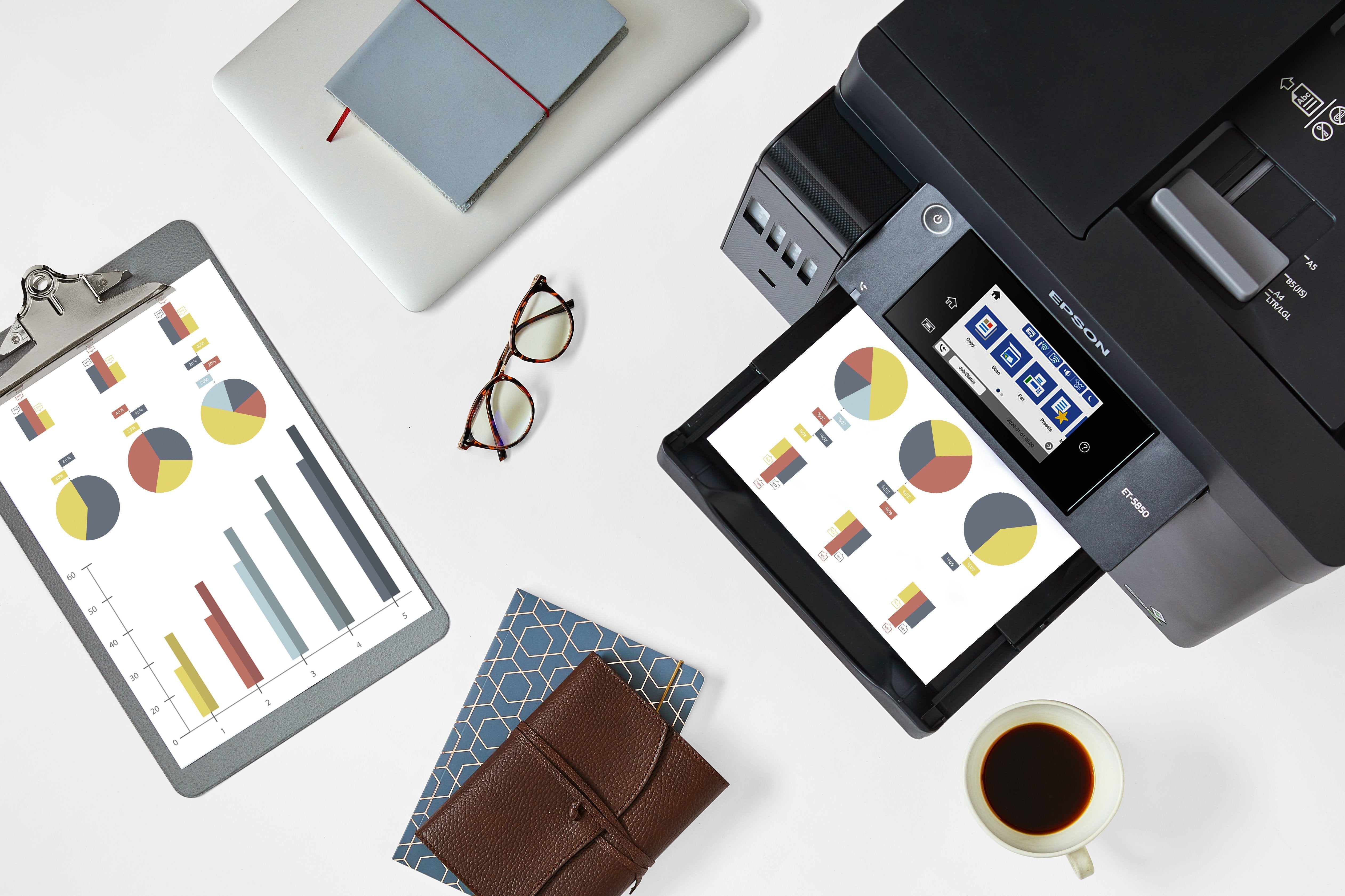 Impresora De Inyección De Tinta Multifunción Inalámbrica Epson L6550 Ecotank Its