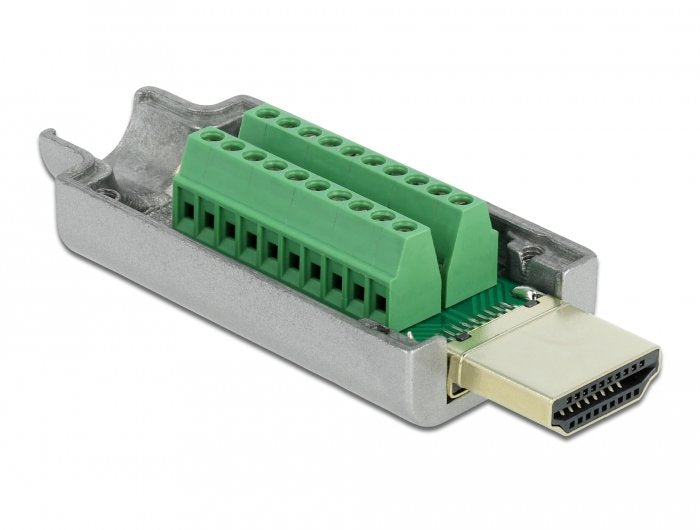 Delock Adaptador Hdmi-A Macho A Terminalblock Carcasa Metal