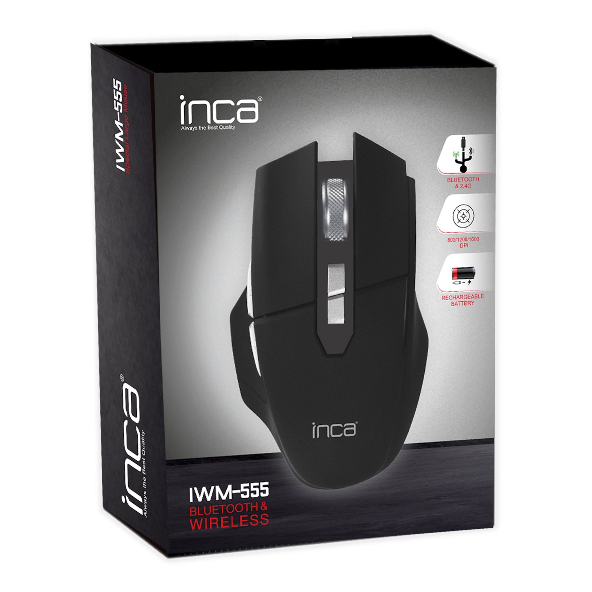 EAN 8681949010545 - Inca IWM-555 ratón Oficina mano derecha Bluetooth imagen 4