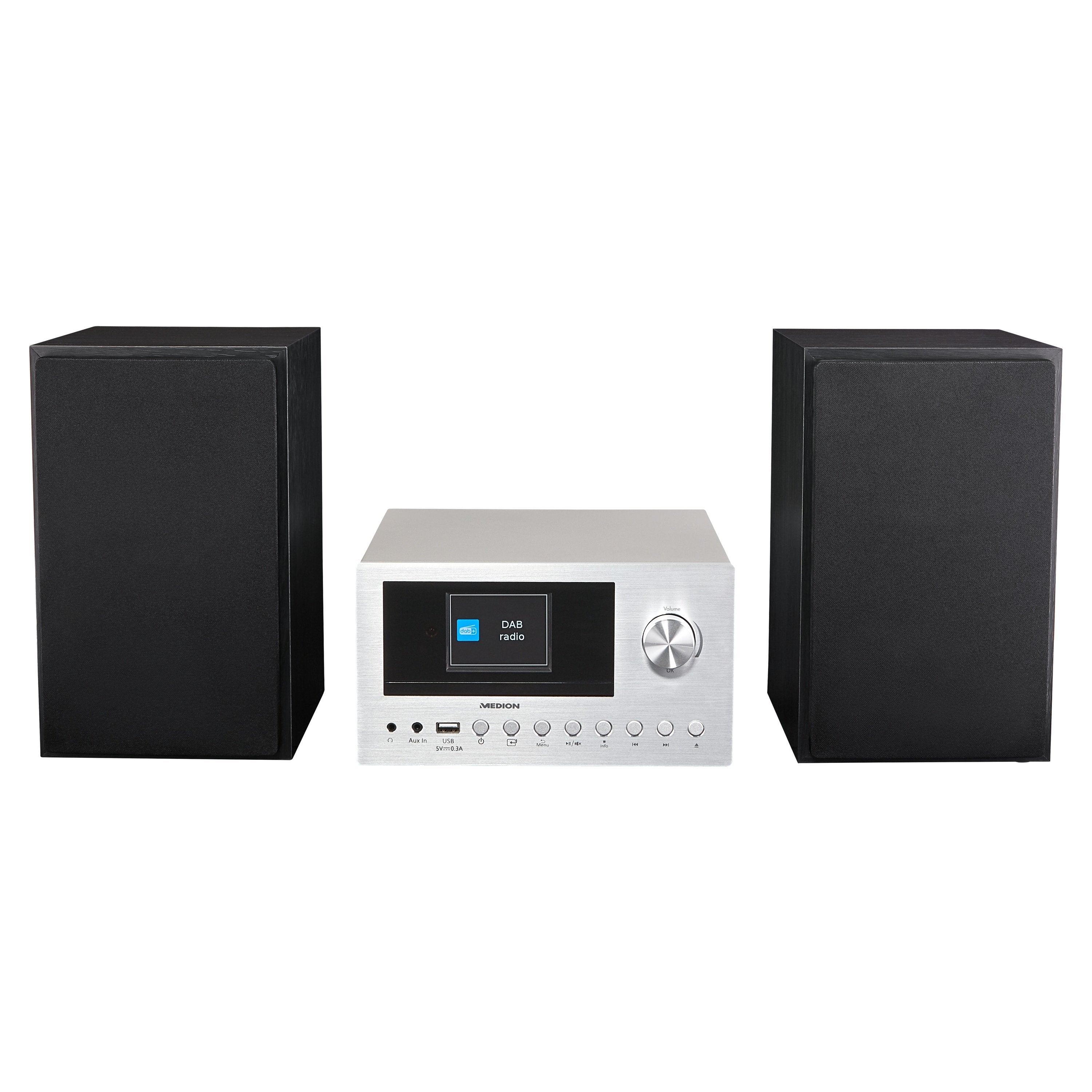 Medion Life P85003 Micro-Audio-System Silber