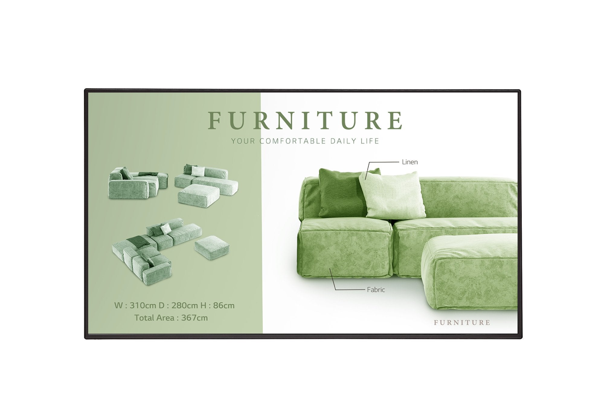 EAN 8806084295798 - LG 65UM5N-H Pantalla plana para señalización digital 165,1 cm (65") LCD Wifi 500 cd / m² 4K Ultra HD Negr imagen 1