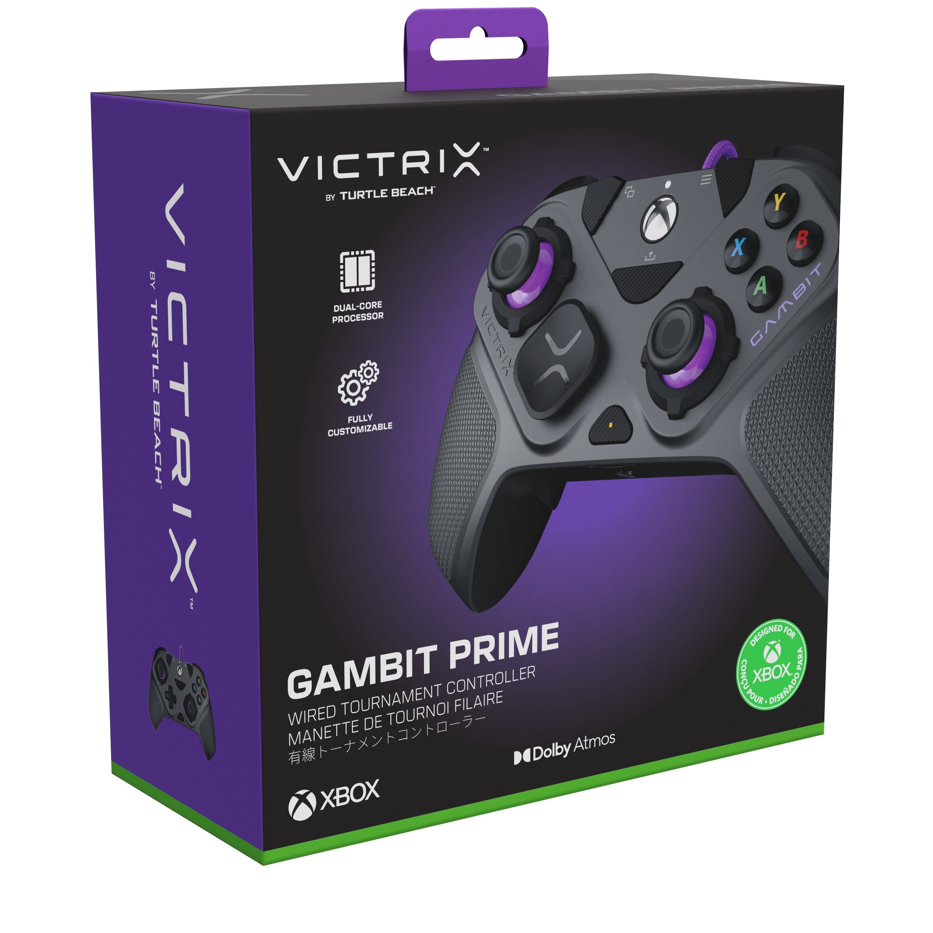 Turtle Beach Victrix Gambit Prime Mando Para Torneos Para Xbox Series X/S, Xbox One Y Pc