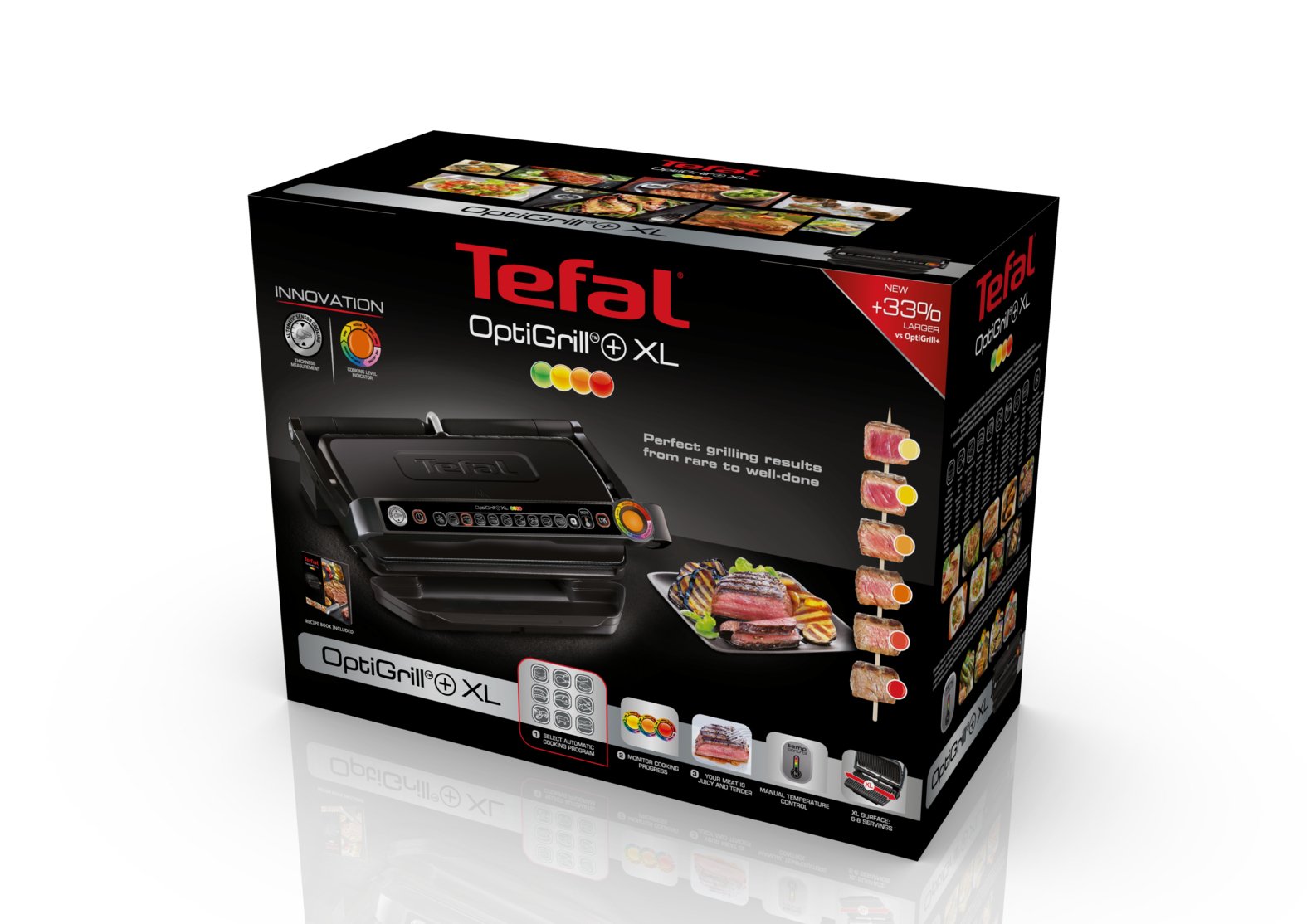 EAN 3016661151293 - Tefal OptiGrill + GC7228 parrilla eléctrica de contacto imagen 10