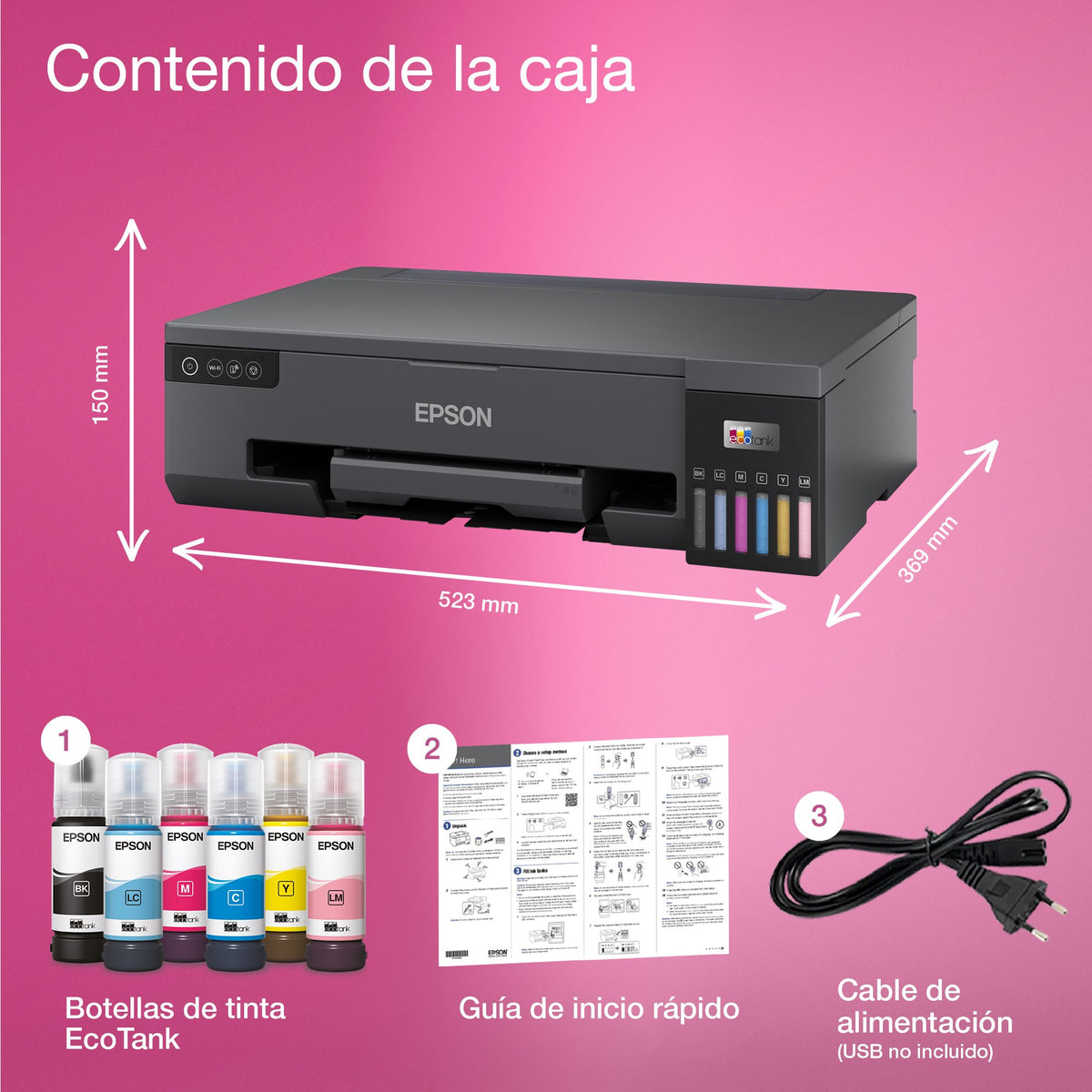 EAN 8715946702957 - Epson EcoTank ET-18100 impresora de foto Inyección de tinta 5760 x 1440 DPI Wifi imagen 3