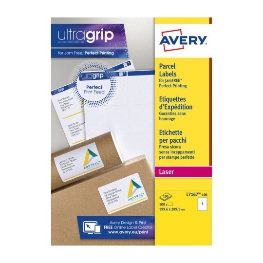EAN 5014702175336 - Avery L7167-100 etiqueta autoadhesiva Rectángulo Permanente Blanco 100 pieza(s) imagen 1